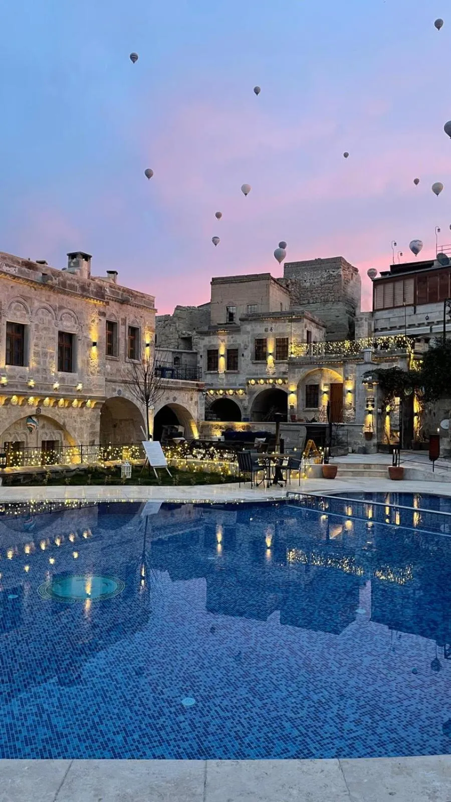 Garden view in Göreme Cave Suites