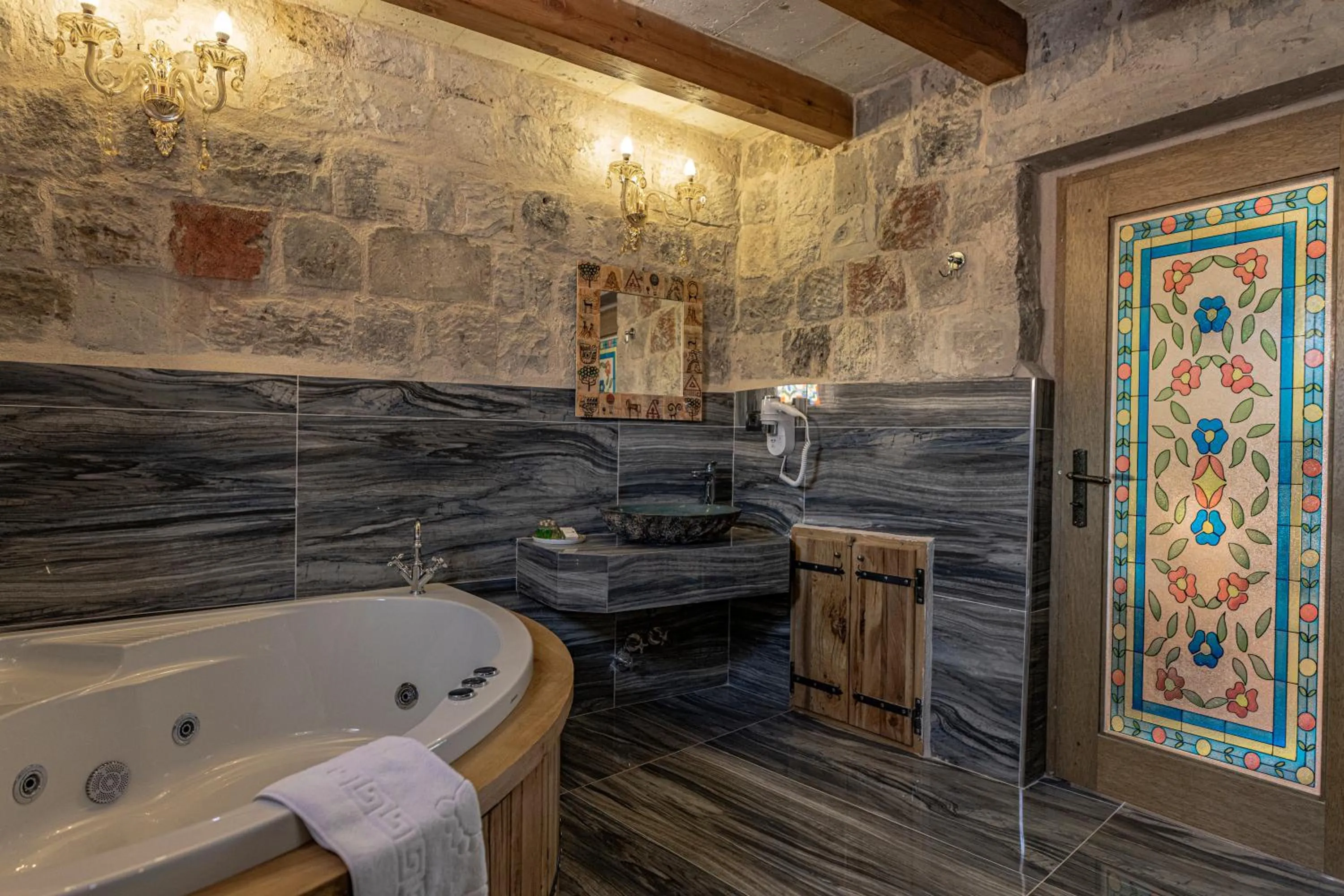 Shower in Göreme Cave Suites