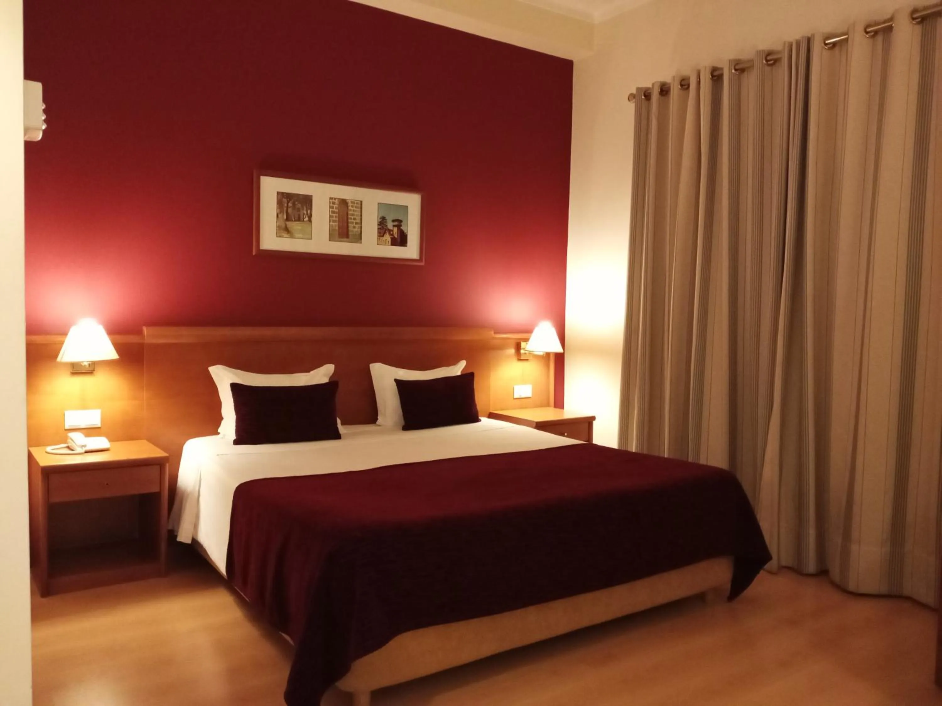 Bed in Hotel Monte Rio Aguieira