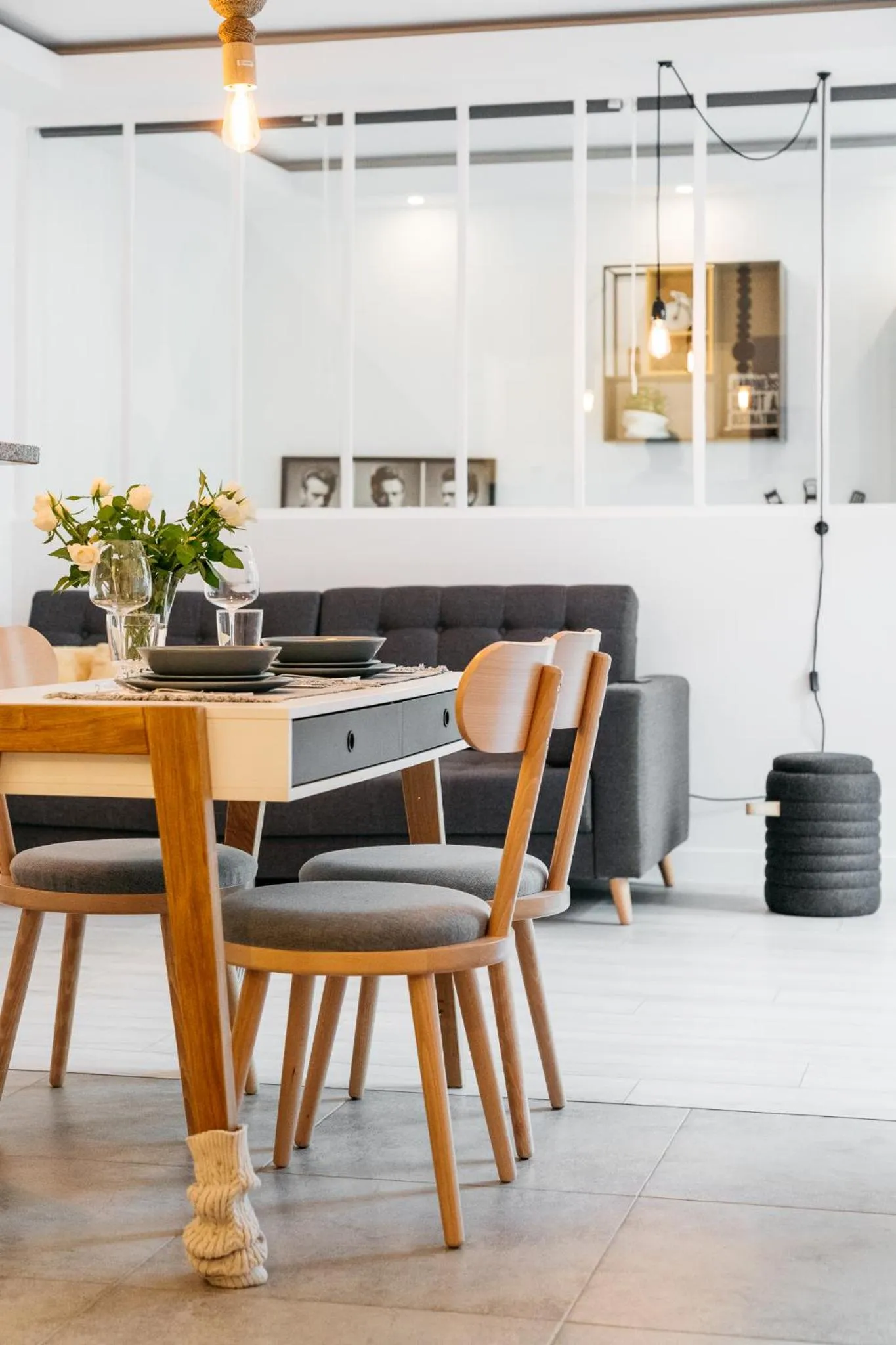 Living room in Downtown Apartment - LoftAffair