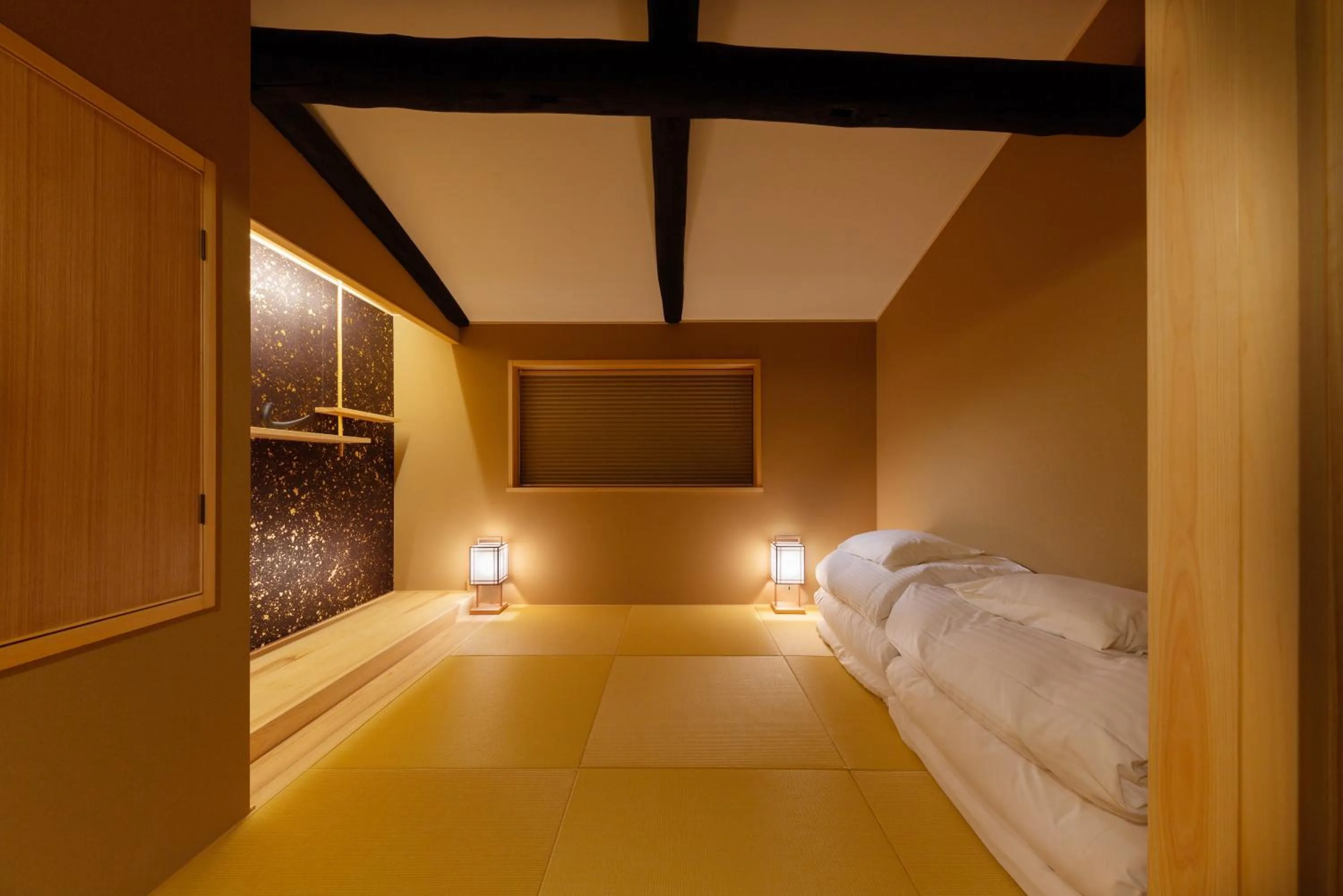 Bedroom, Bed in Tsumugi Sanjusangendo