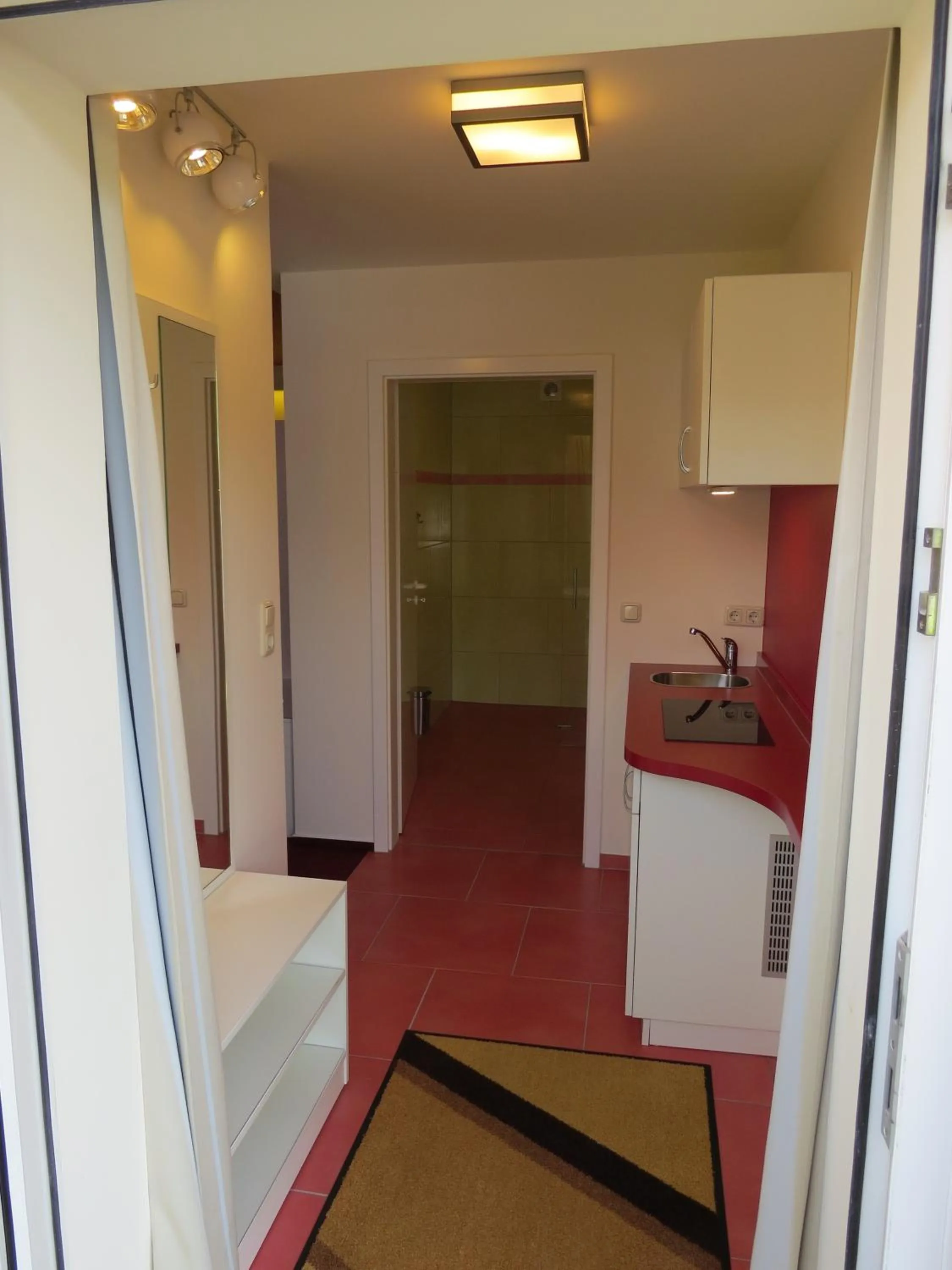 Kitchen or kitchenette in KA&KA Hotel Garni