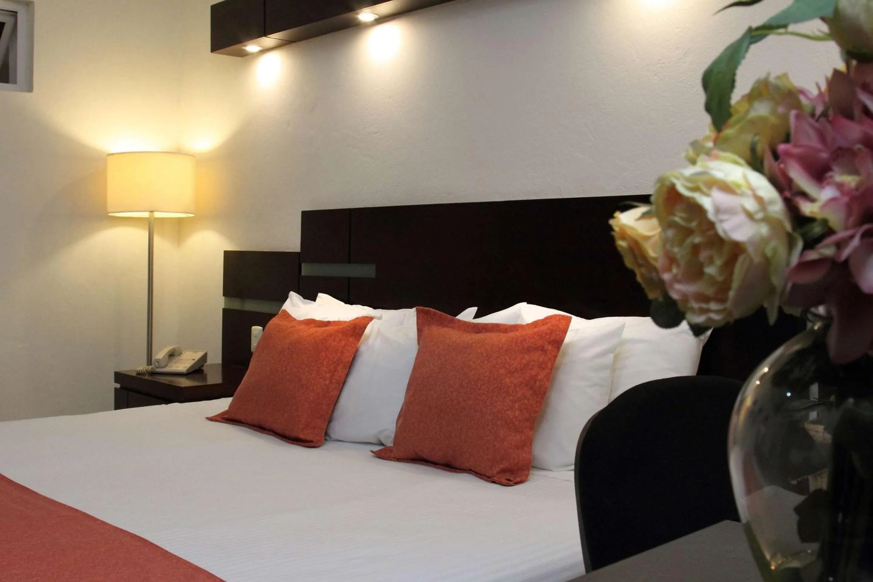 Decorative detail, Bed in Hotel Poza Rica Centro