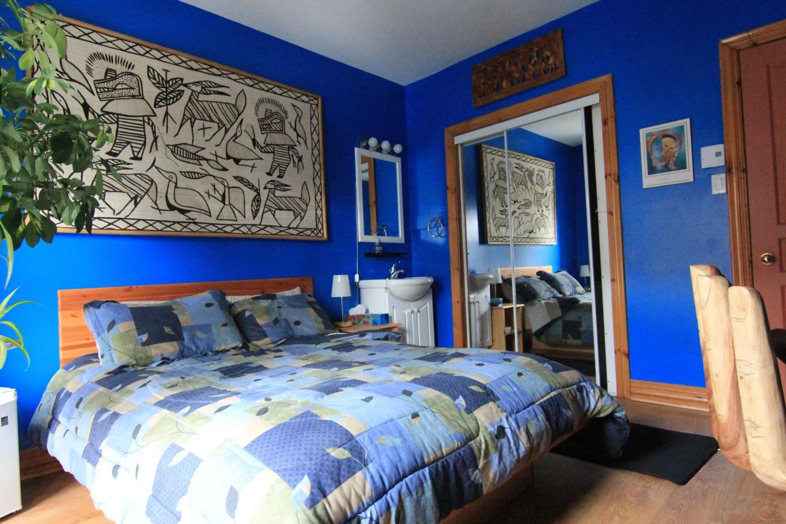 Bed in Gite L'Imprévu