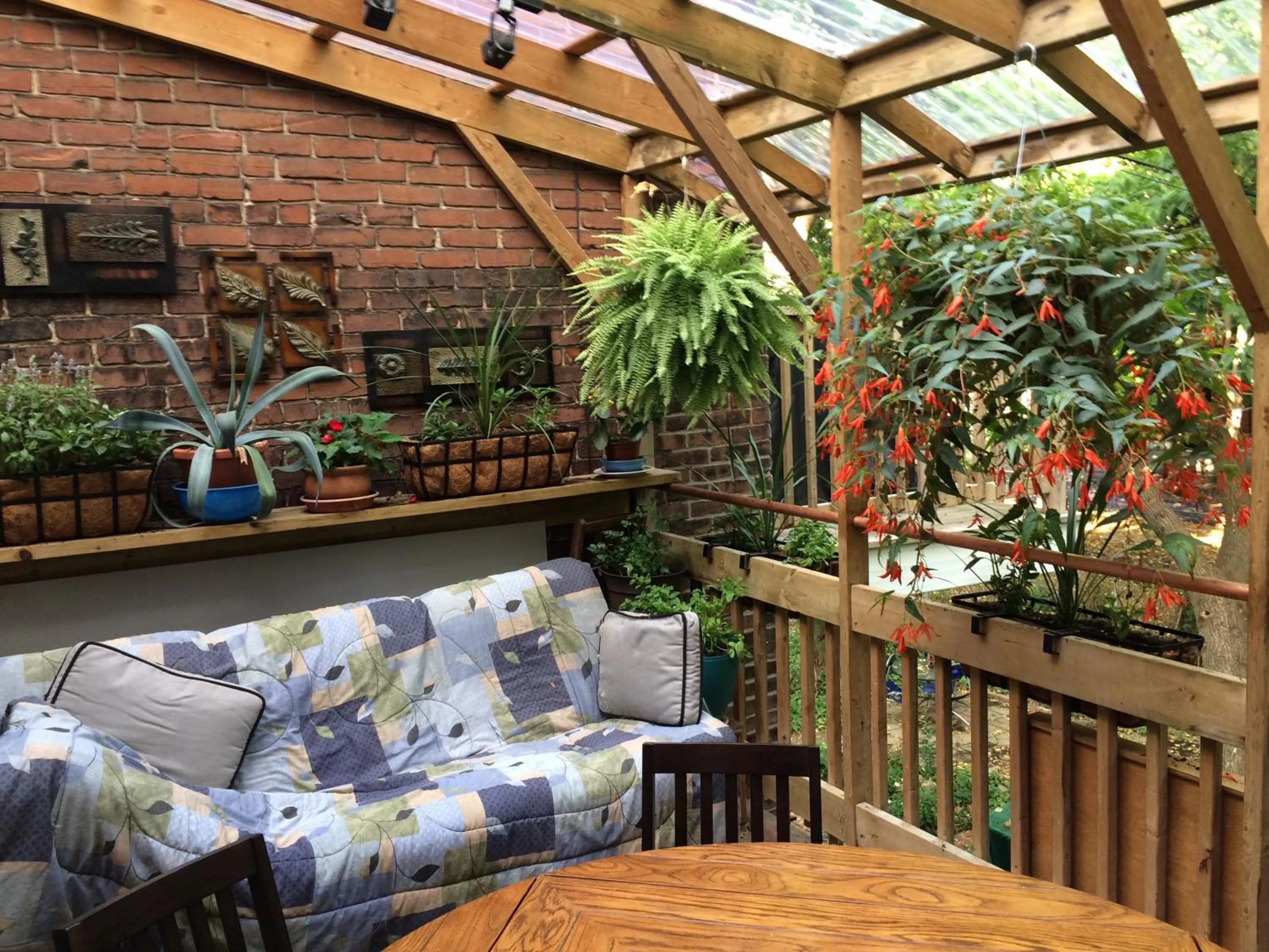 Balcony/Terrace in Gite L'Imprévu