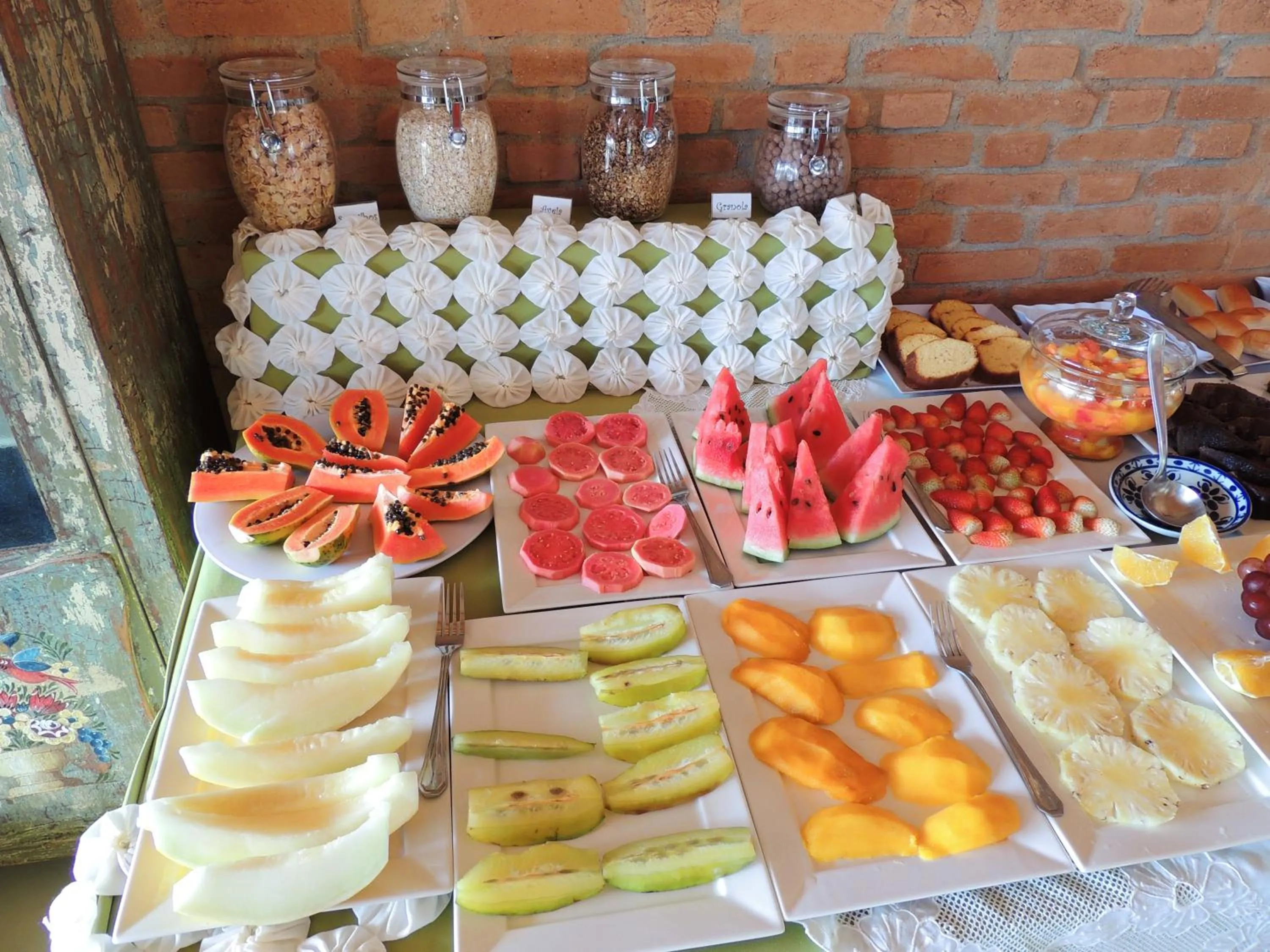 Breakfast in Pousada Cantinho das Estrelas