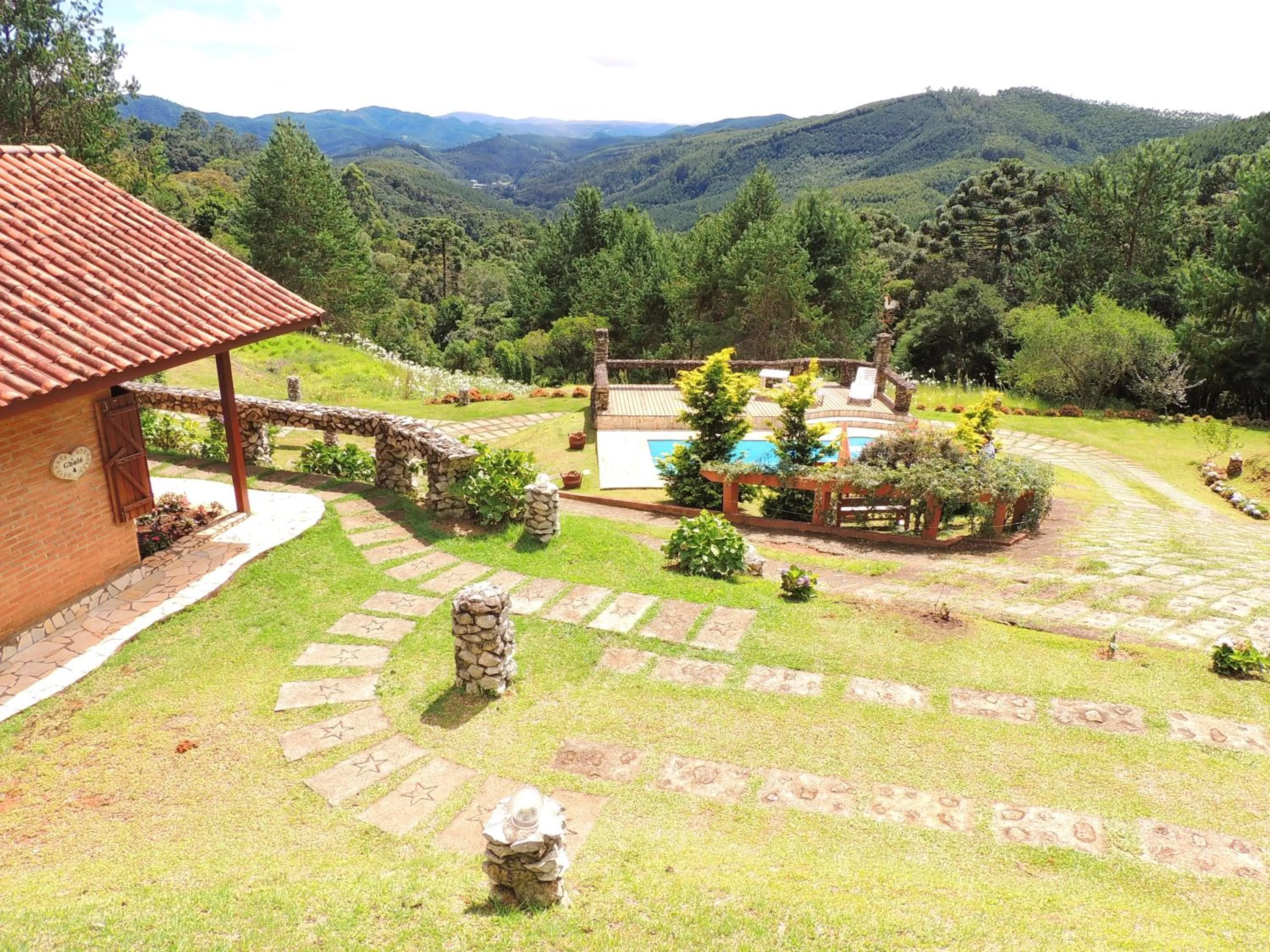 Mountain view in Pousada Cantinho das Estrelas