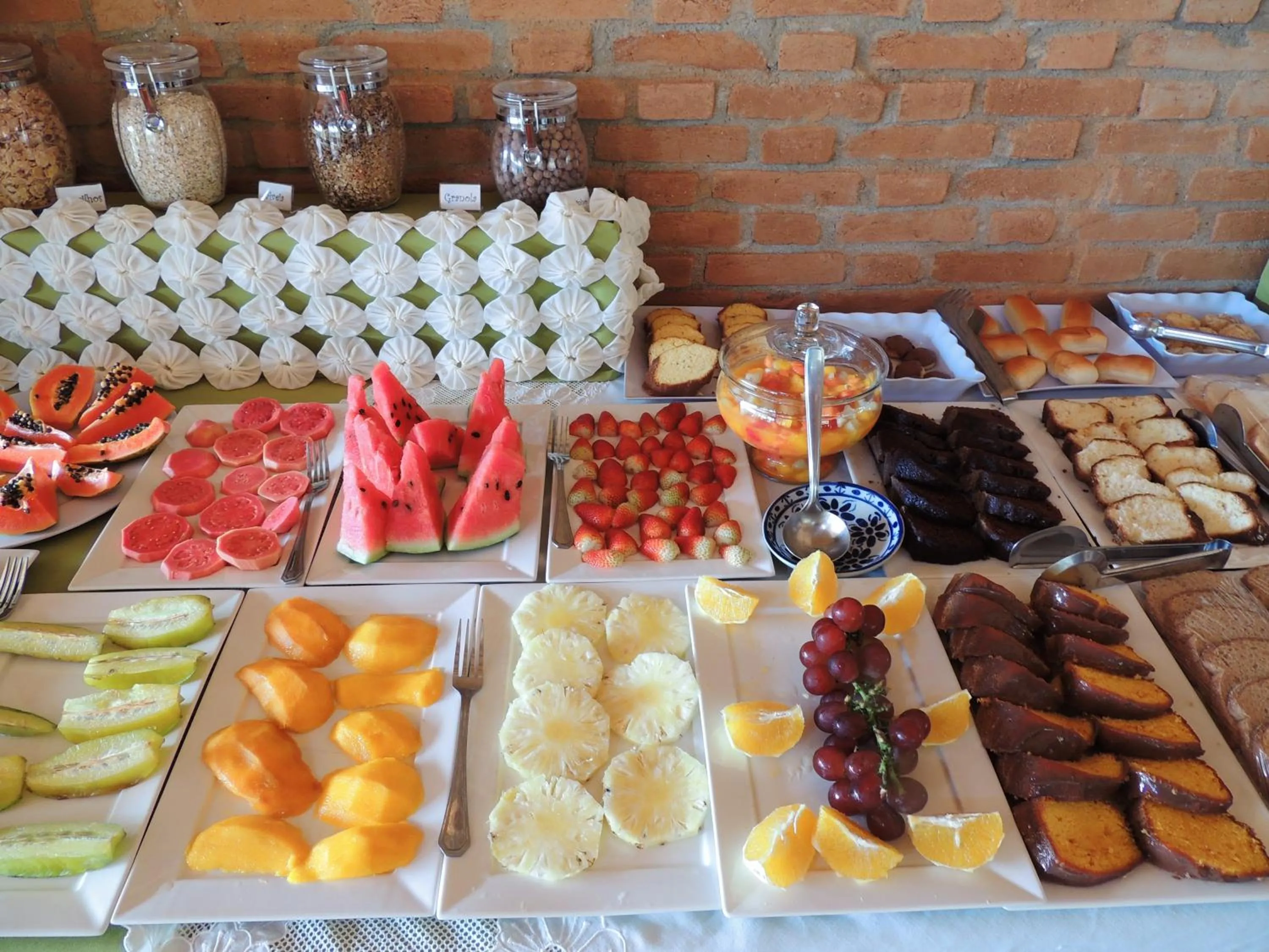 Breakfast in Pousada Cantinho das Estrelas