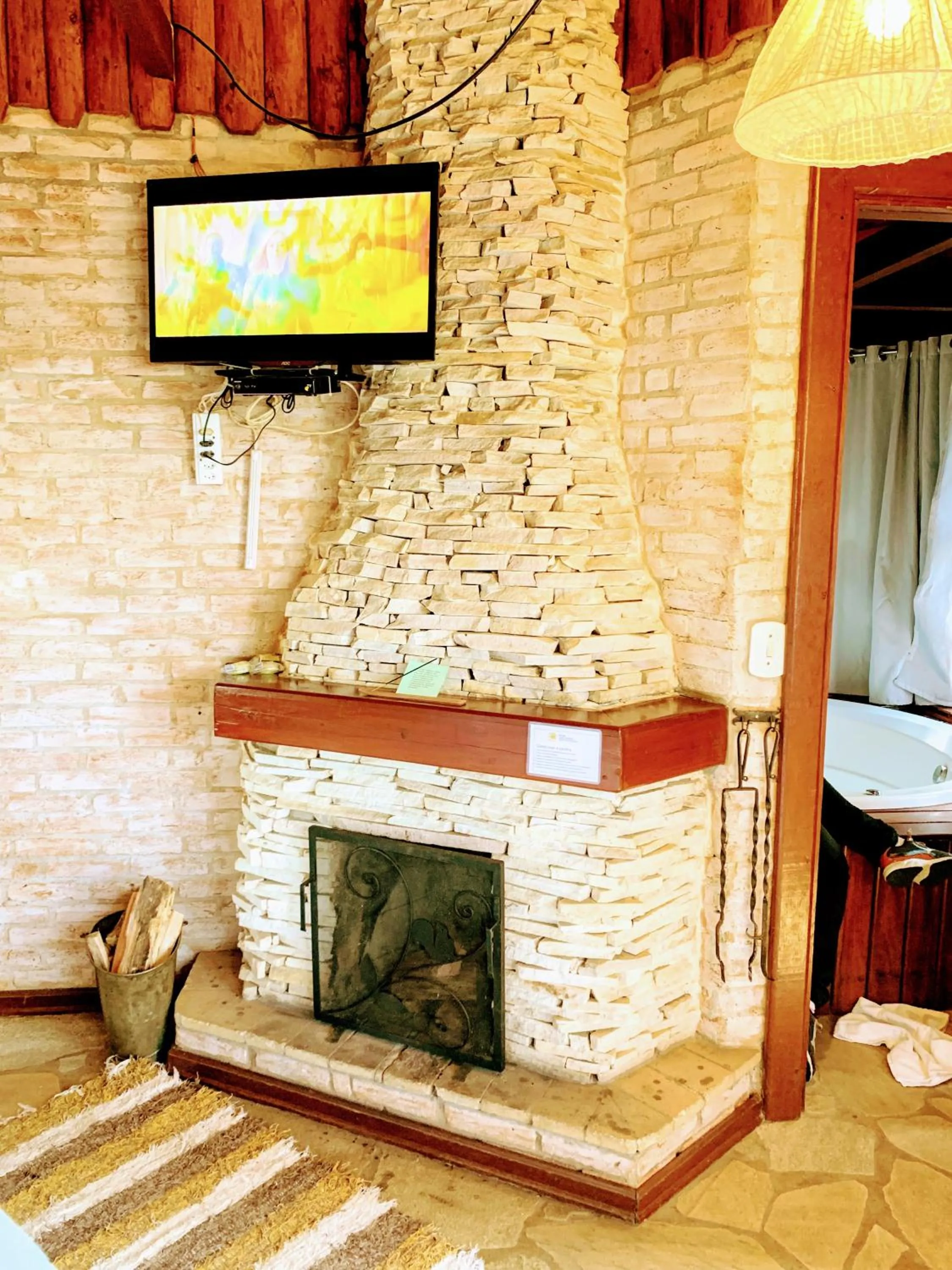 flat iron in Pousada Cantinho das Estrelas