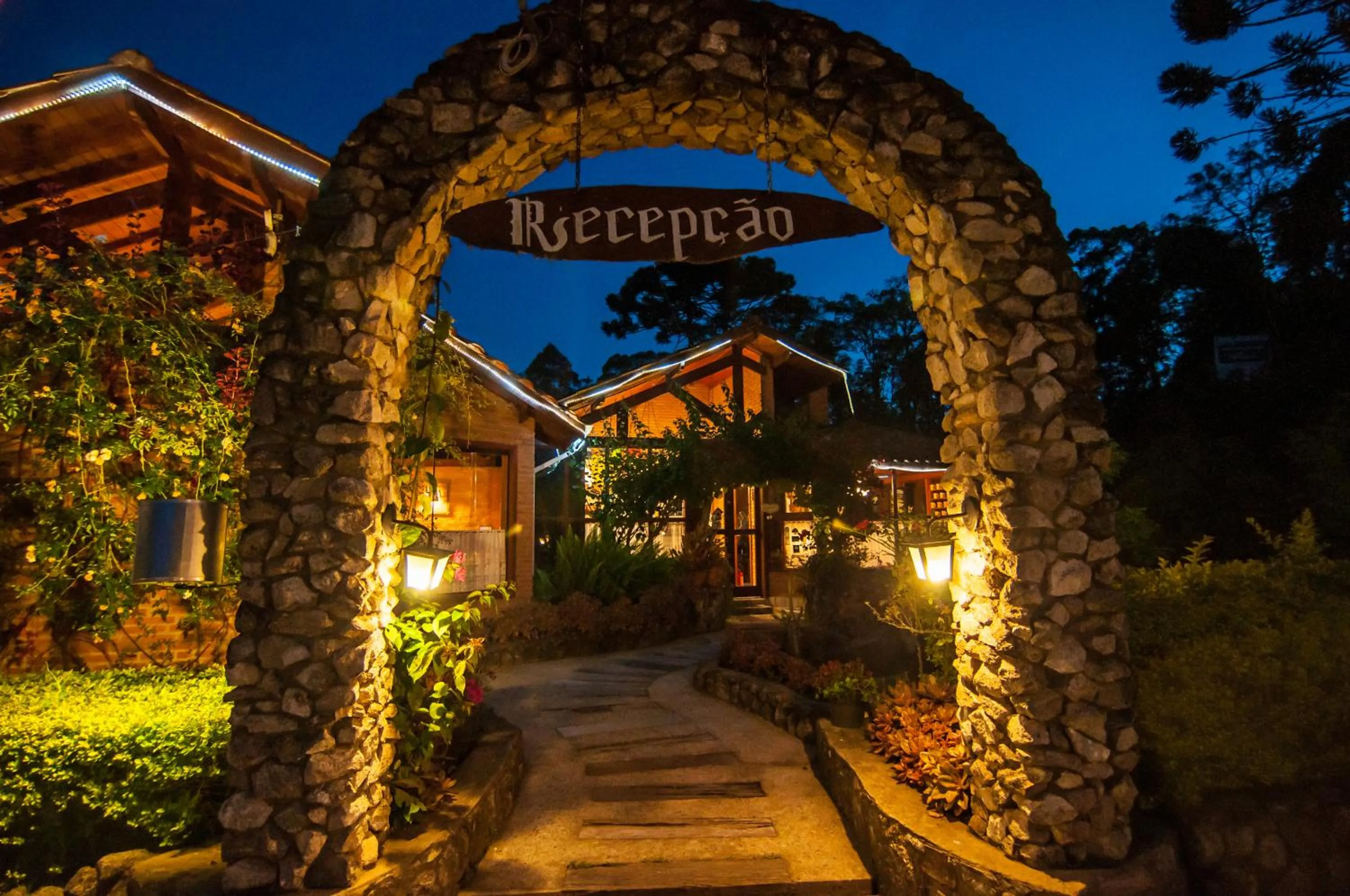 Property building in Pousada Cantinho das Estrelas