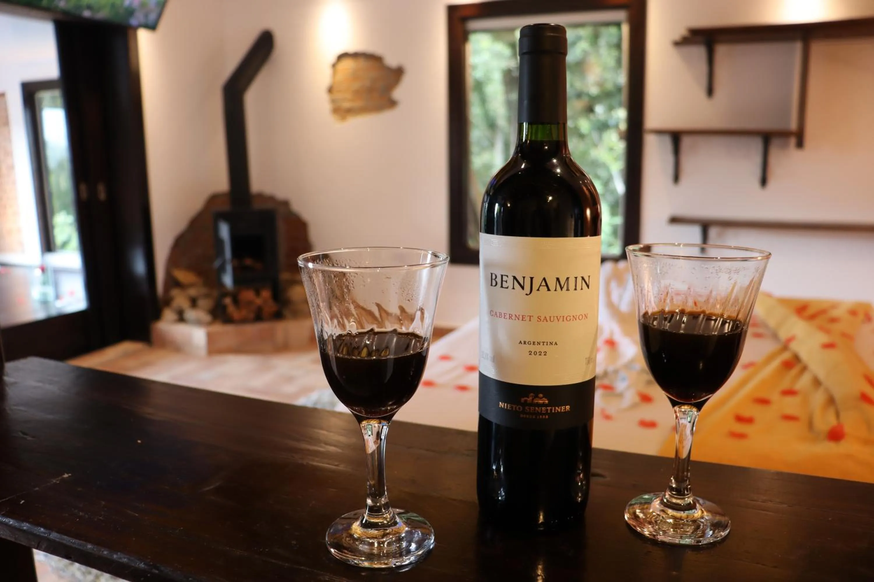 Food and drinks in Pousada Cantinho das Estrelas