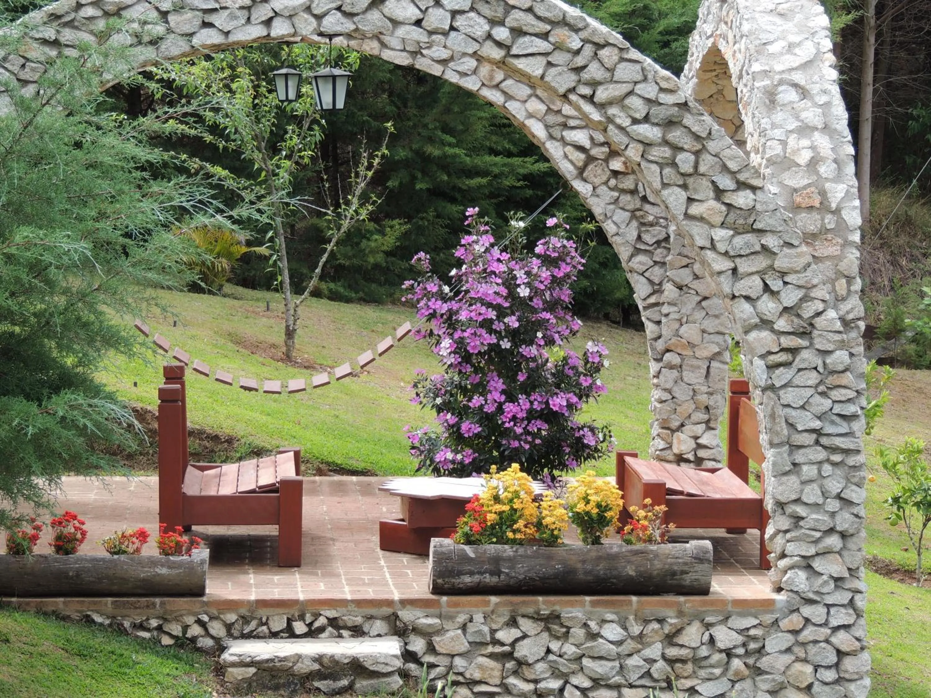 Garden in Pousada Cantinho das Estrelas