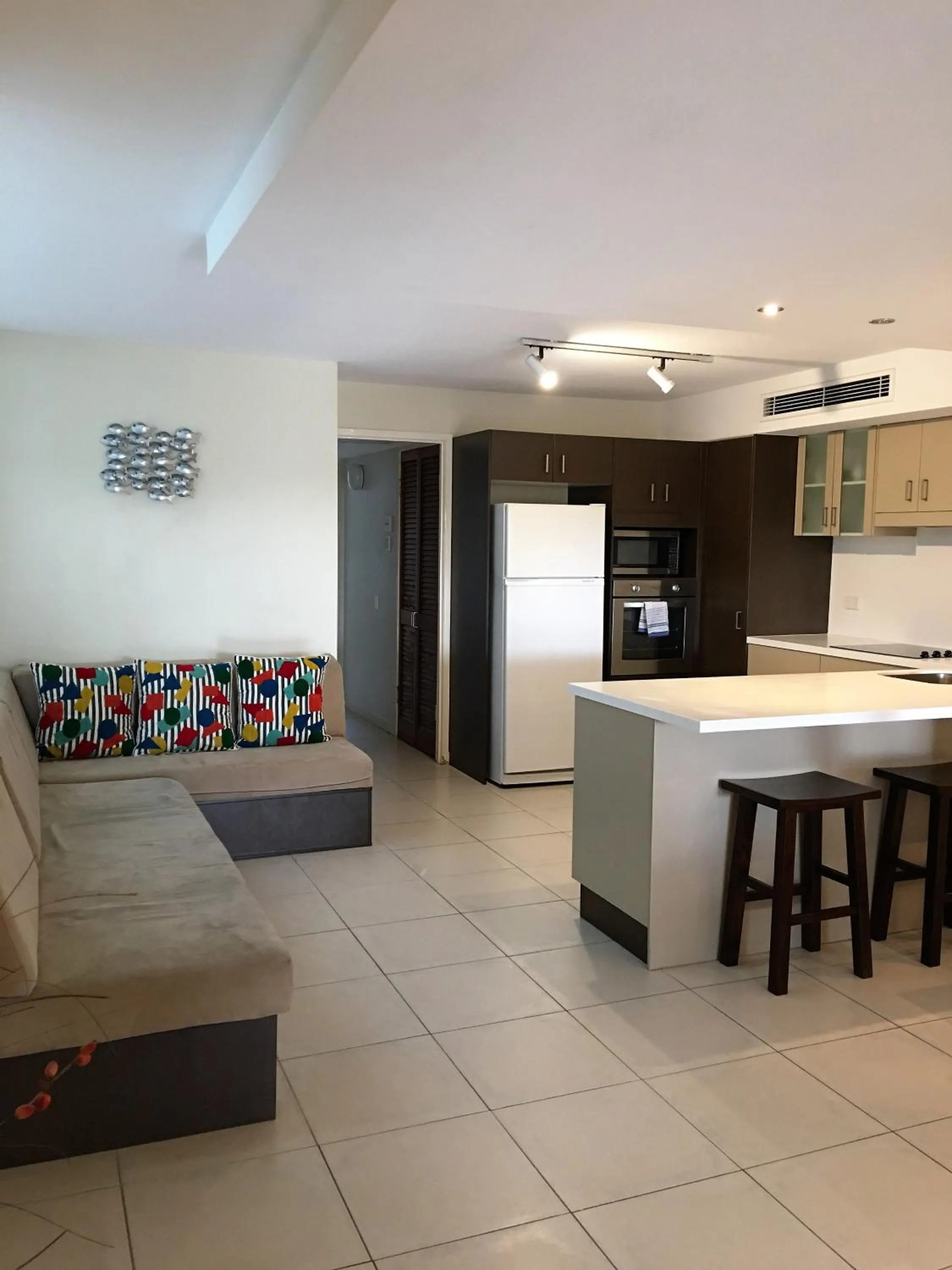 Kitchen or kitchenette in Camargue Beachfront Apartments
