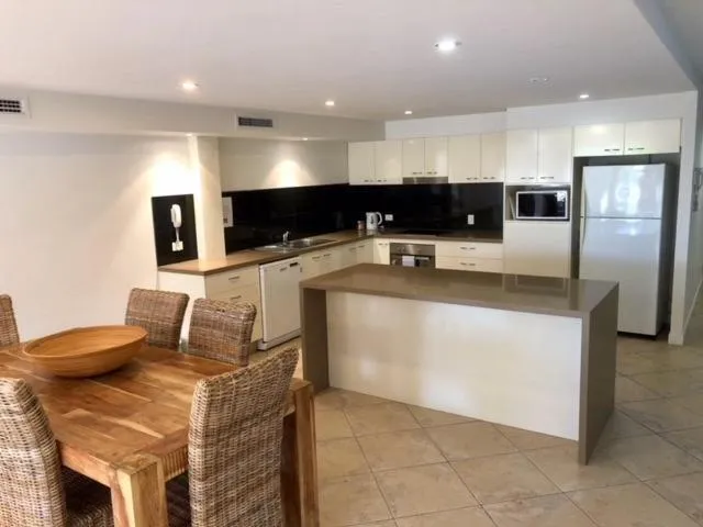 Kitchen or kitchenette in Camargue Beachfront Apartments