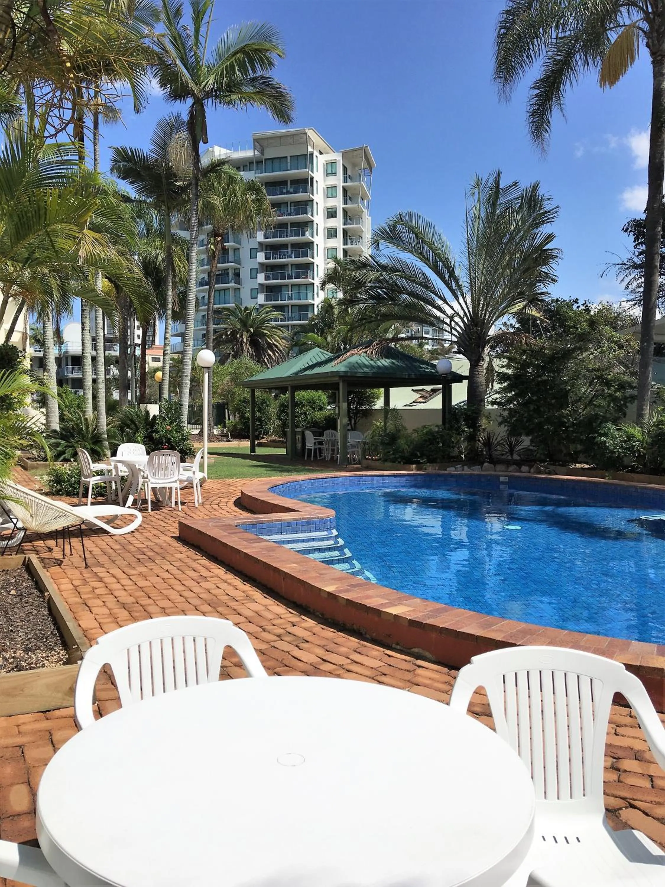 Swimming pool in Camargue Beachfront Apartments