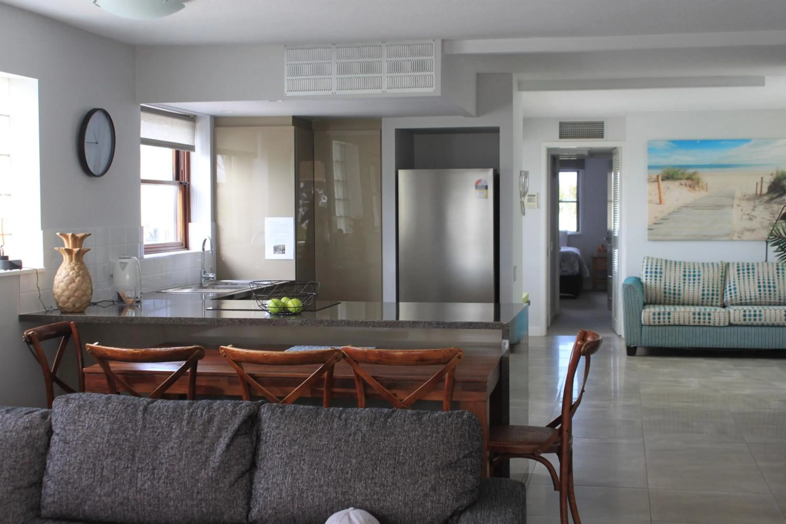 Kitchen or kitchenette in Camargue Beachfront Apartments