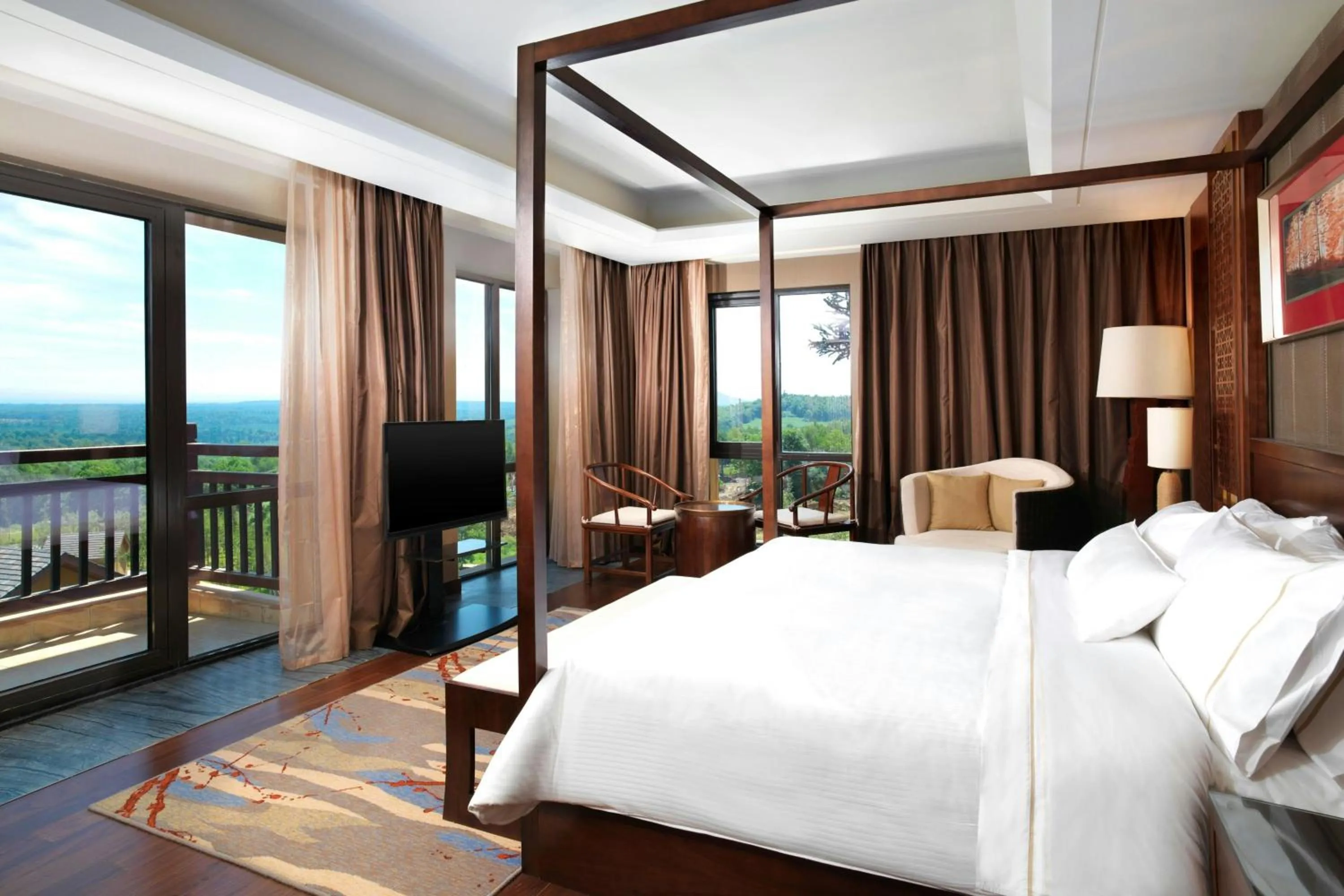 Photo of the whole room, Bed in The Westin Changbaishan Resort