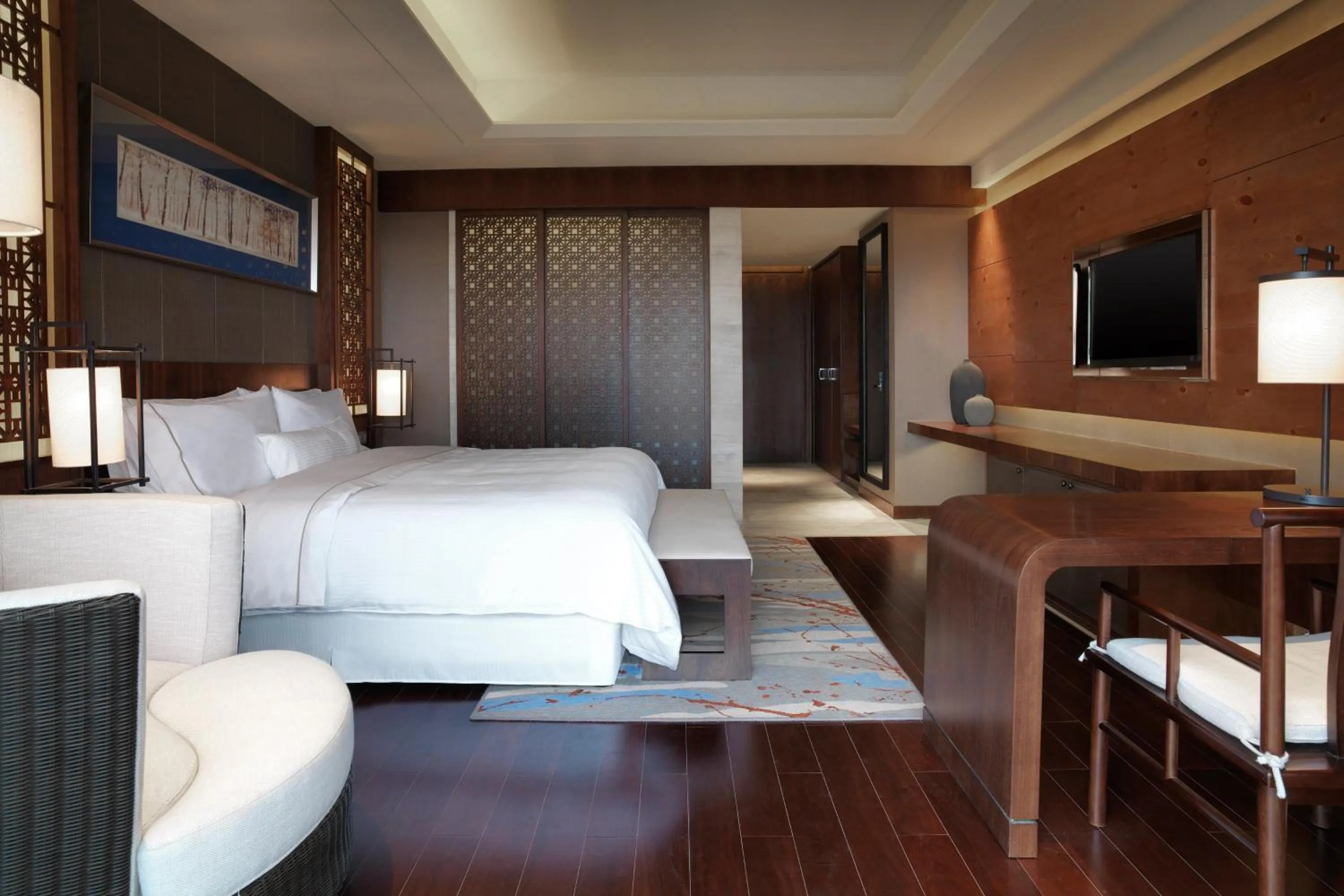 Photo of the whole room, Bed in The Westin Changbaishan Resort