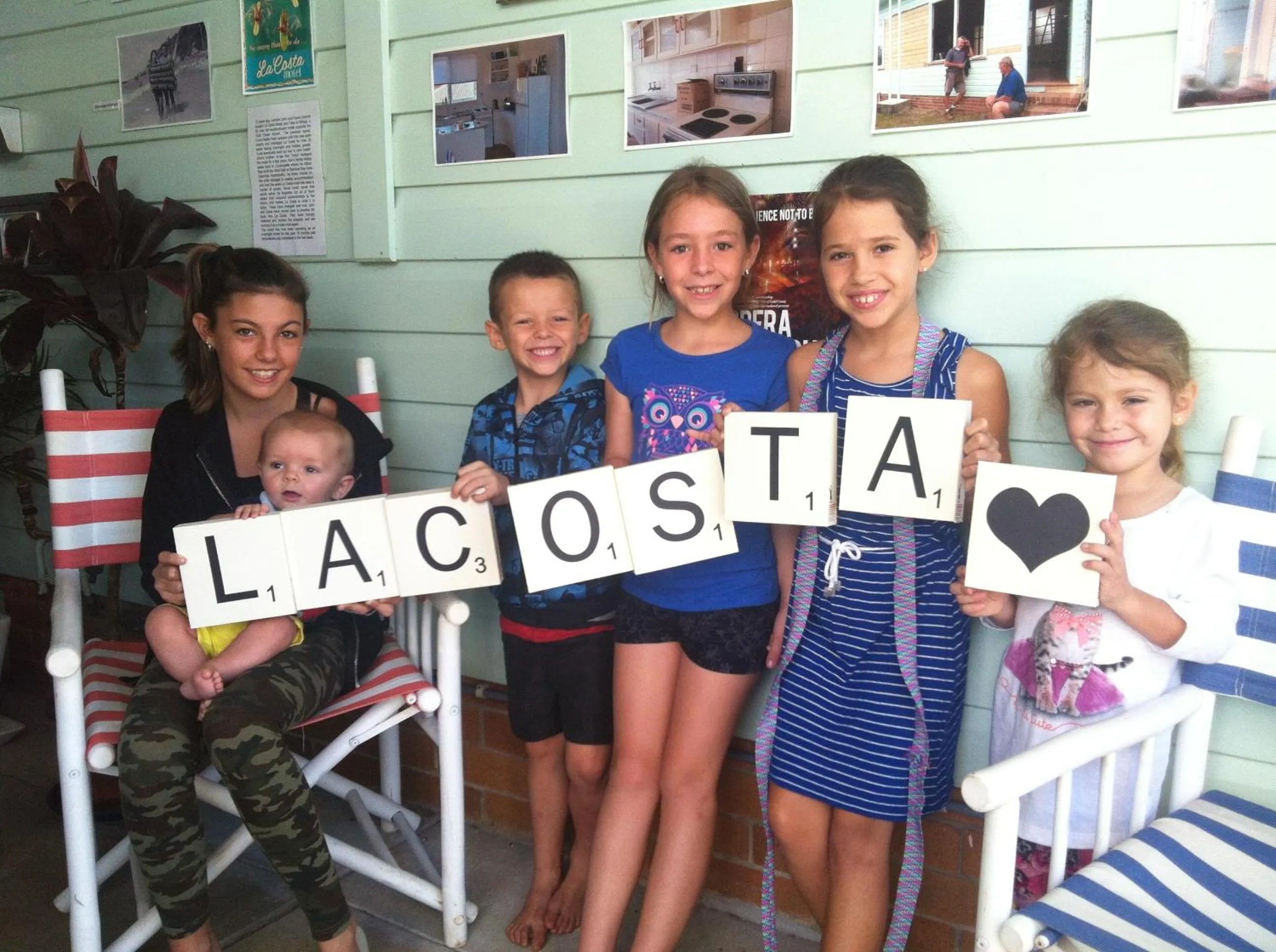 People in La Costa Beachside Motel