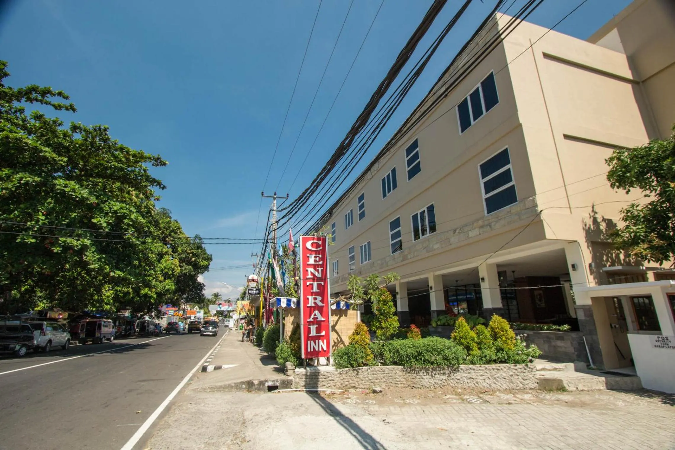 Text overlay in Central Inn Senggigi