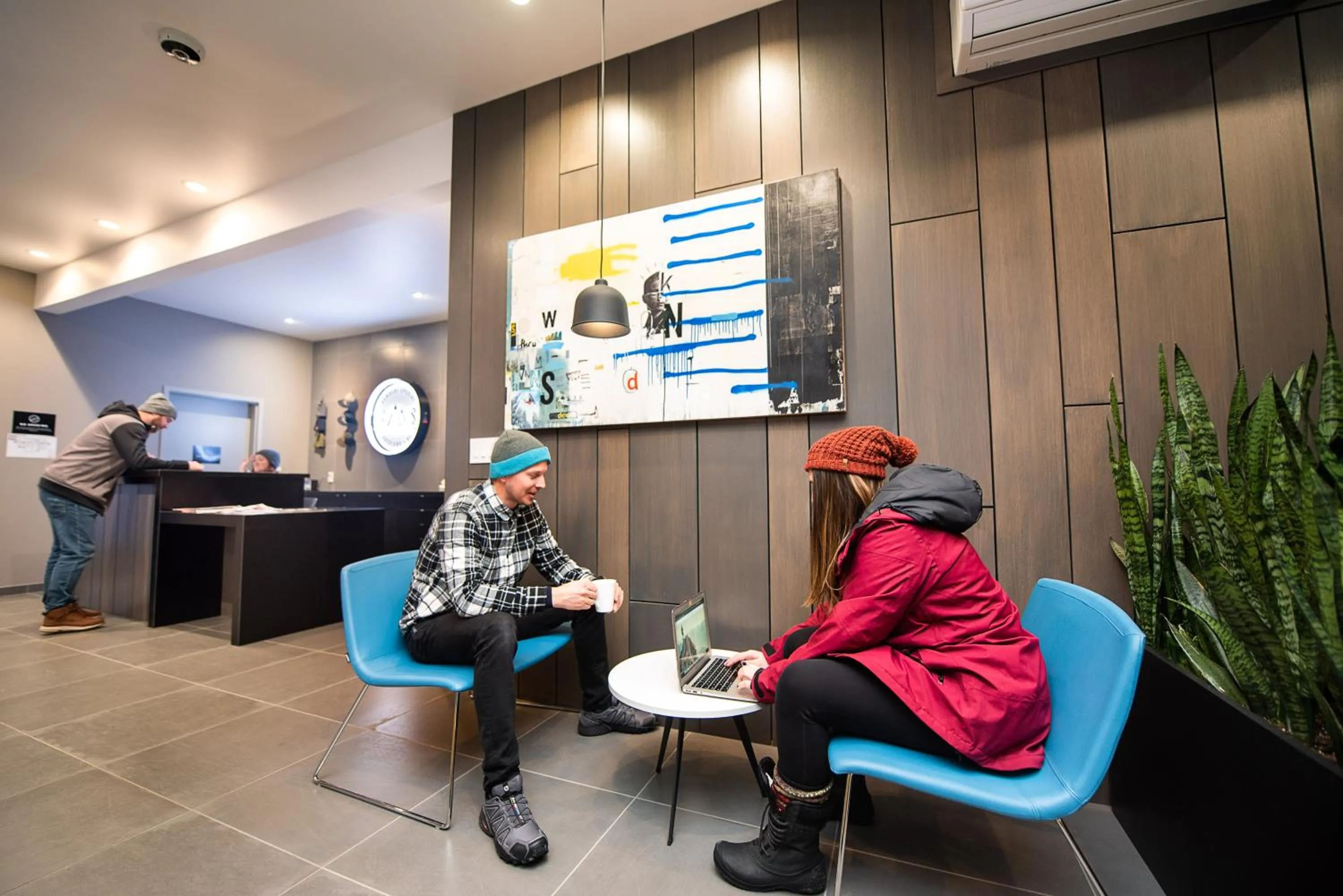 Communal lounge/ TV room in Nowhere Special Hostel