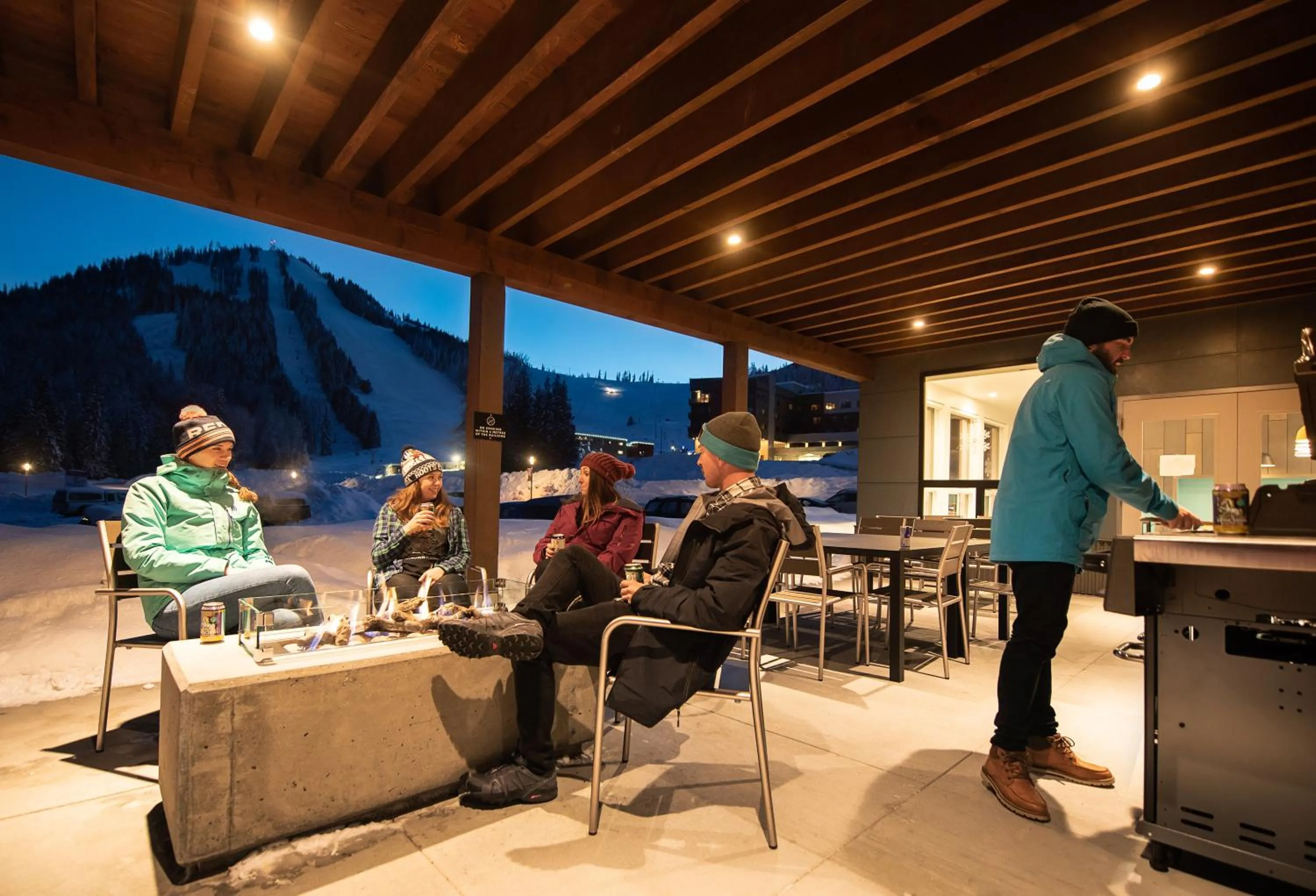 BBQ facilities in Nowhere Special Hostel