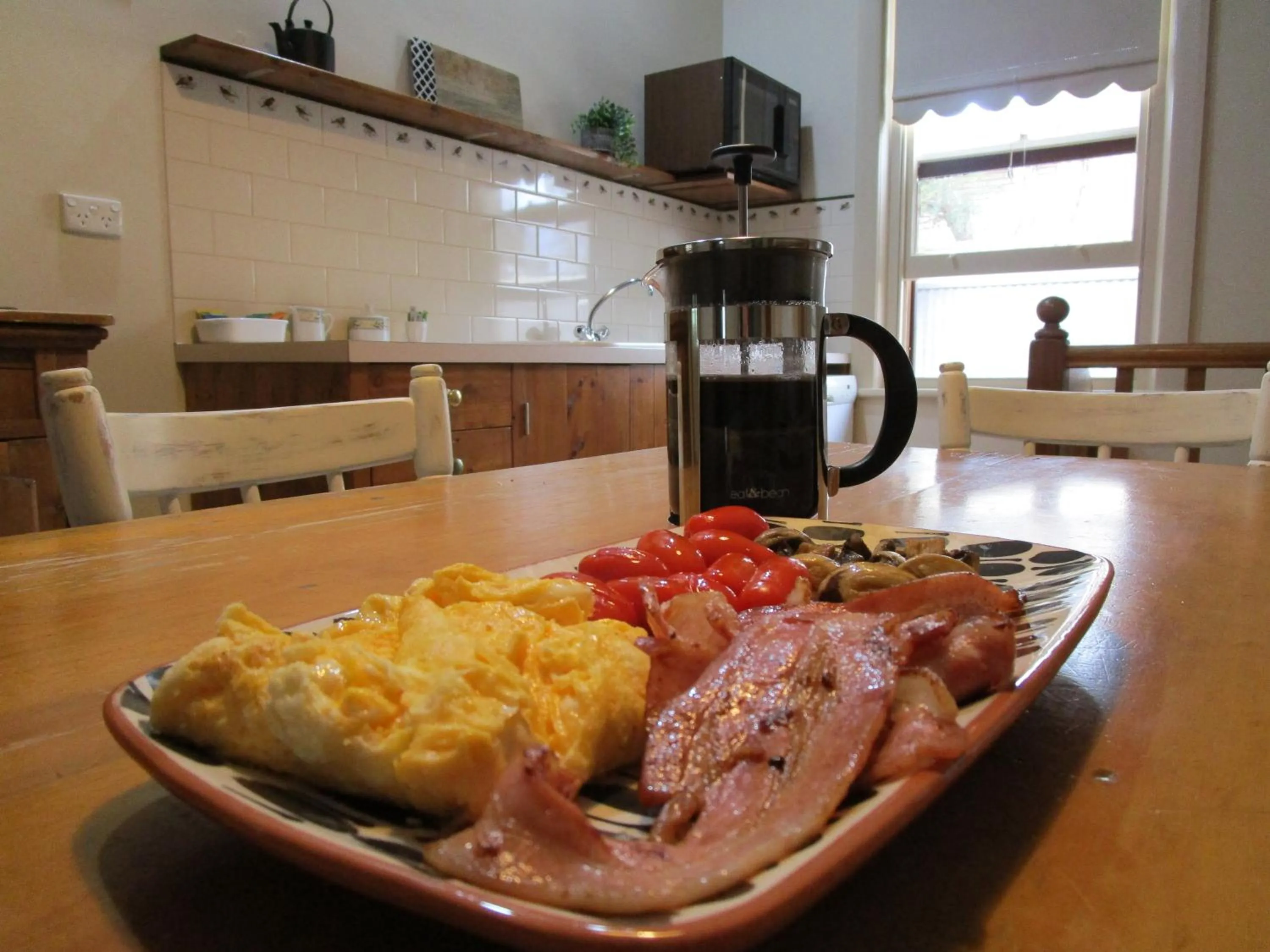 English/Irish breakfast in Miriams Cottage