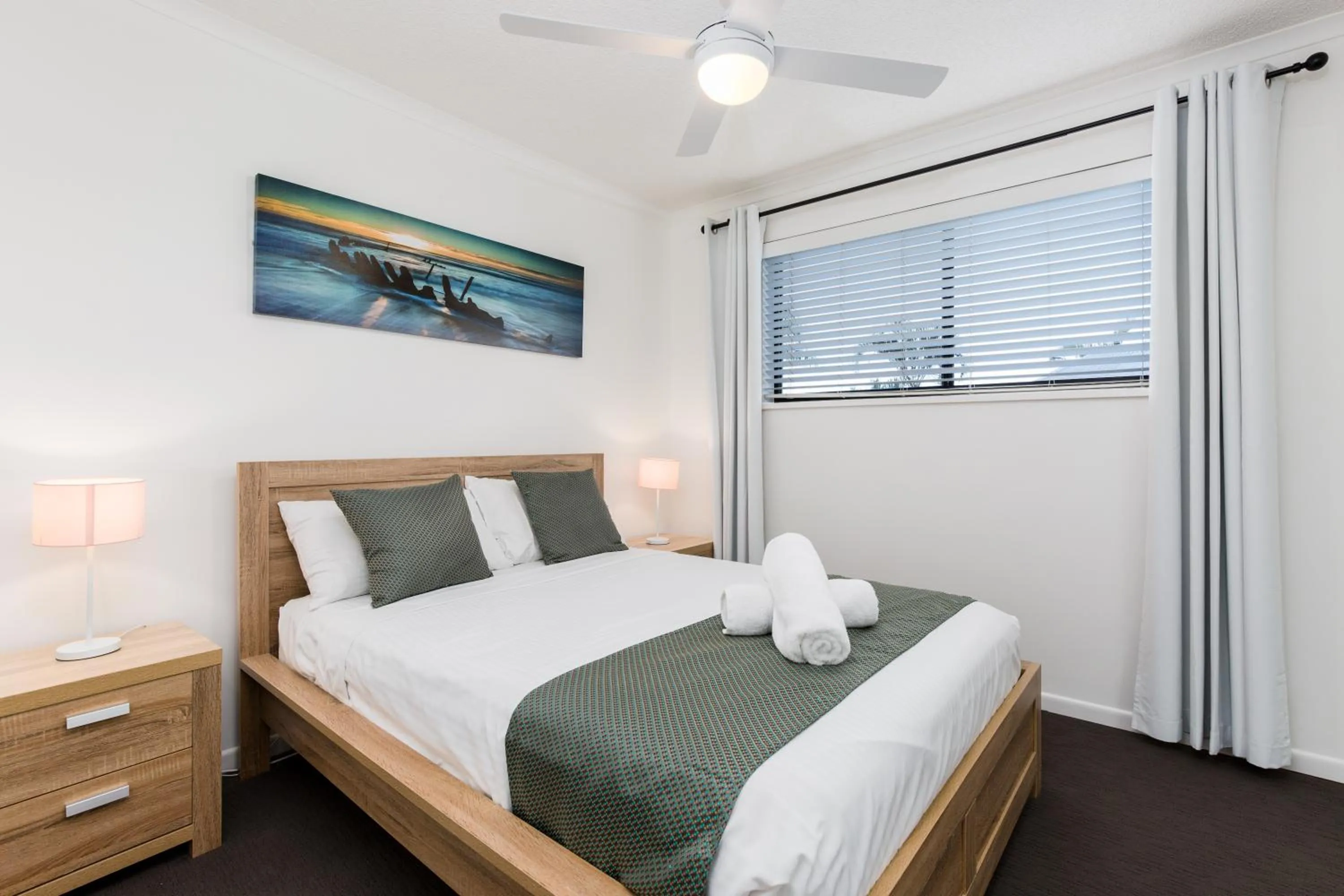 Bed in Marcoola Beach Resort