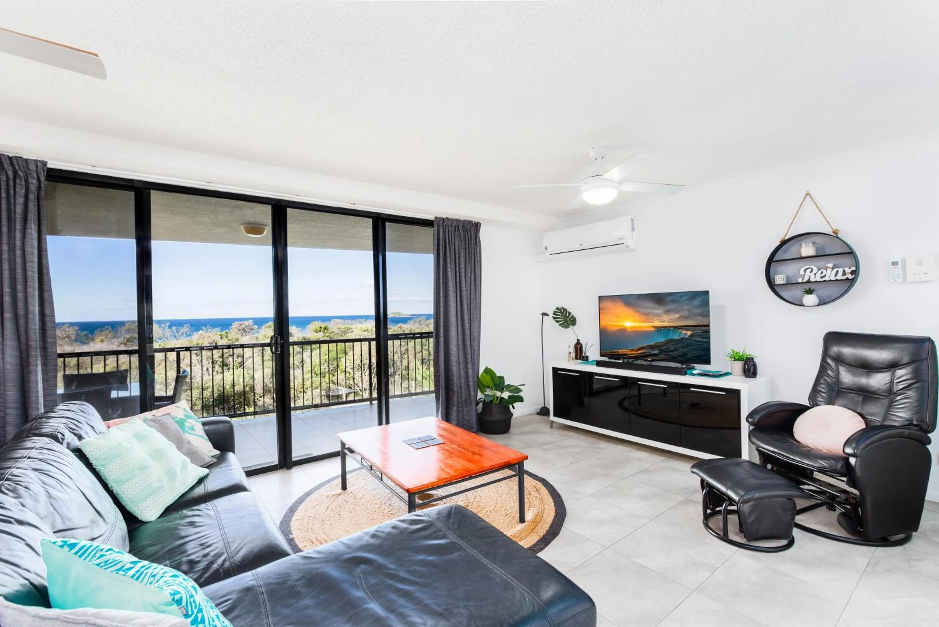 Living room in Marcoola Beach Resort