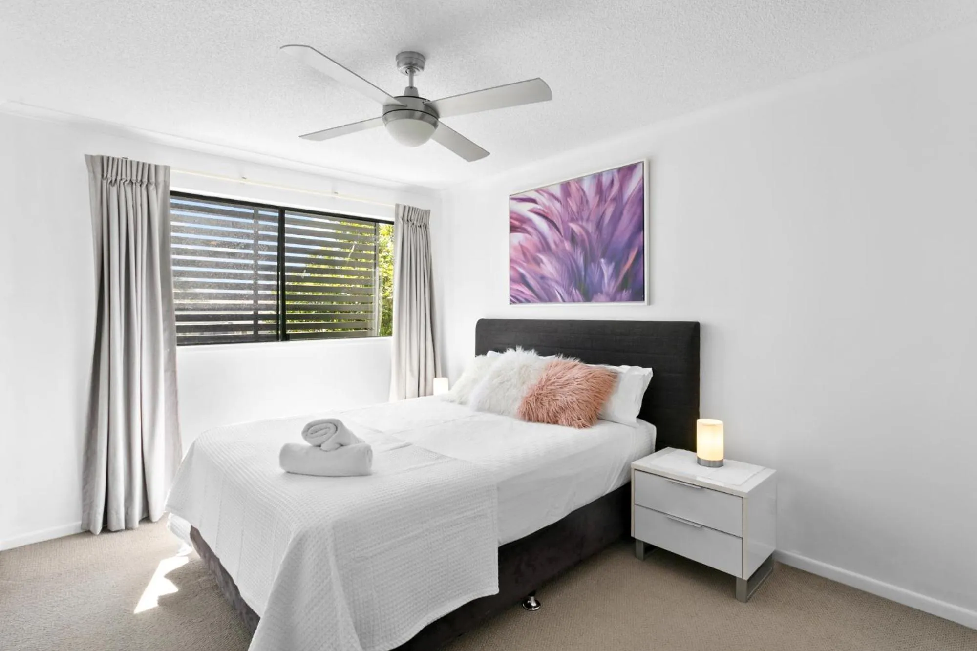 Bed in Marcoola Beach Resort