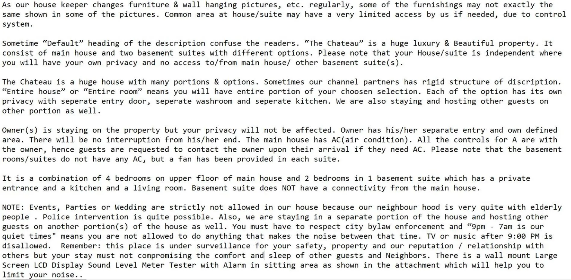 Property building in The Chateau