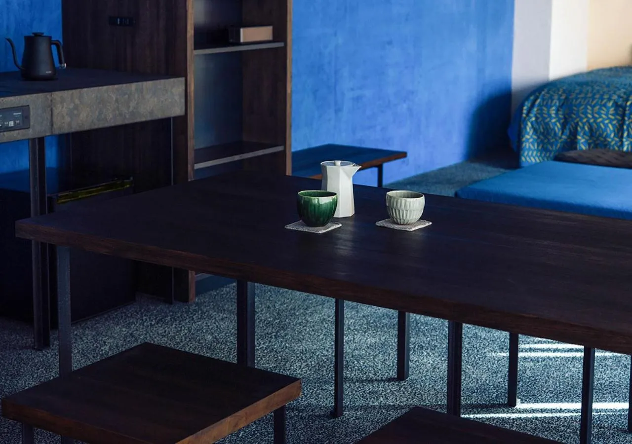 Dining area, Bed in Malda Kyoto