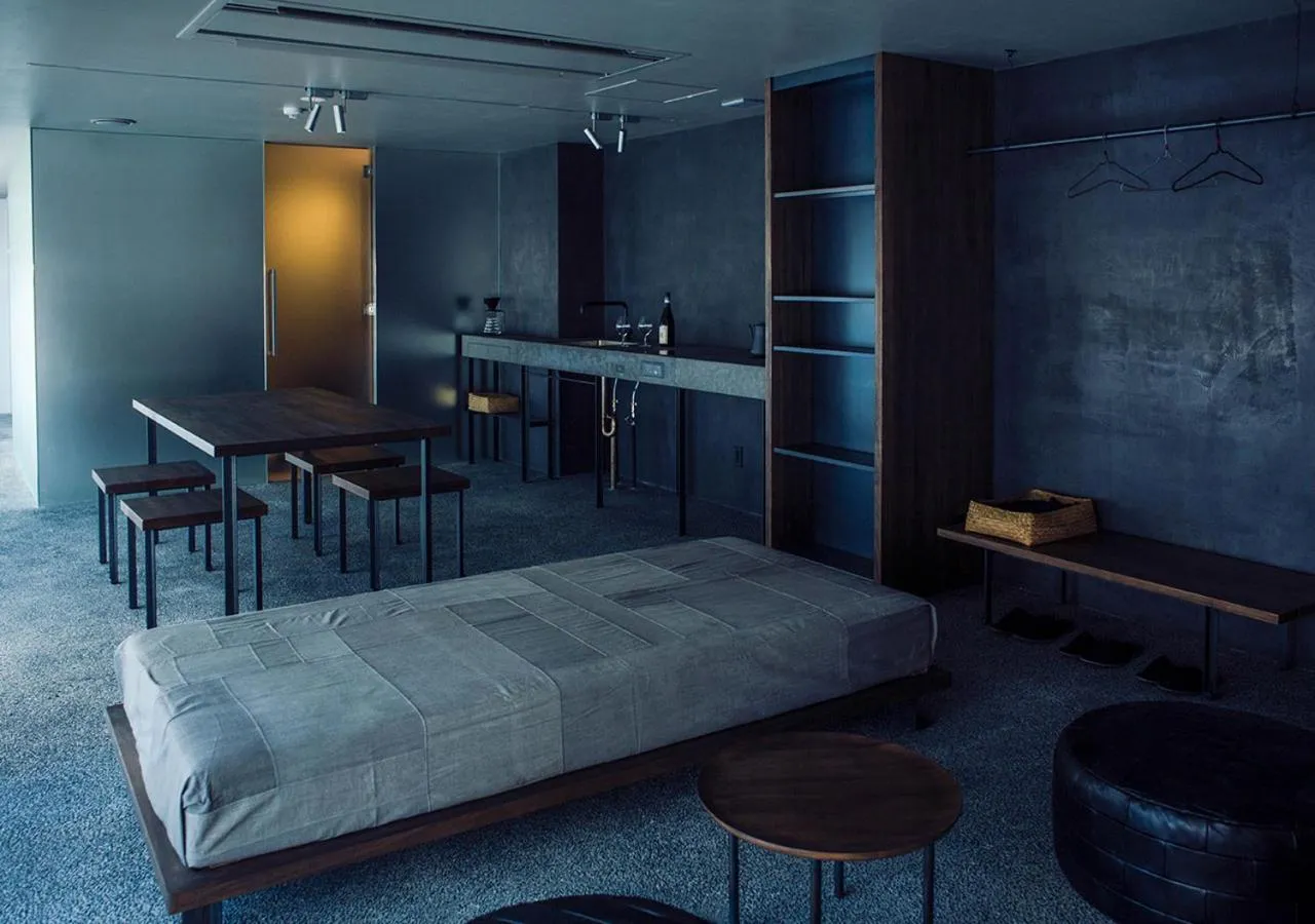 Kitchen or kitchenette, Bed in Malda Kyoto