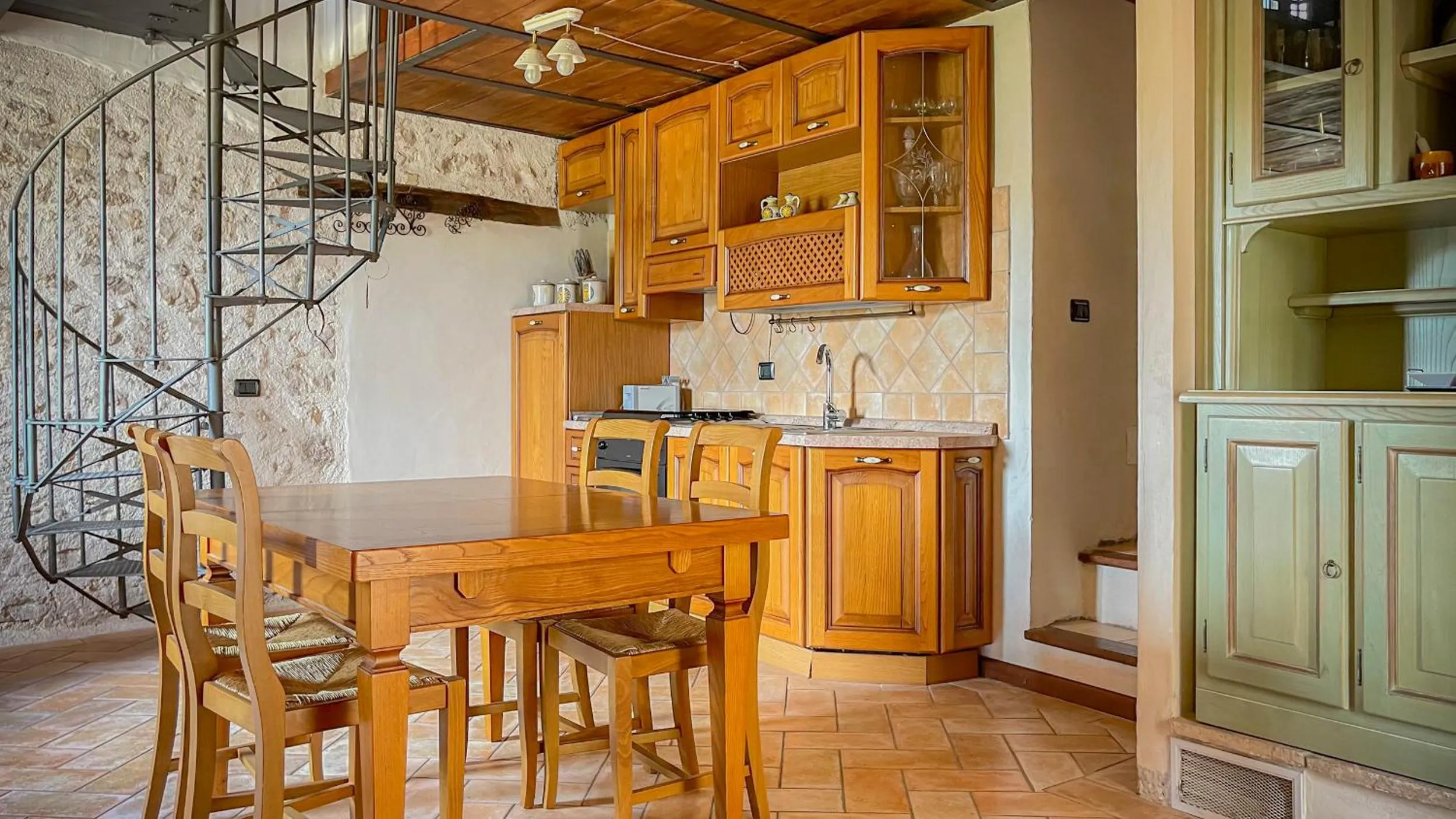 Kitchen or kitchenette in Borgo San Valentino