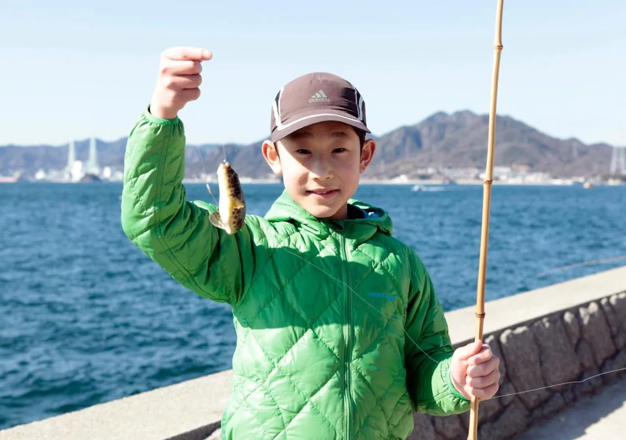 Fishing in Kyukamura Ohkunoshima