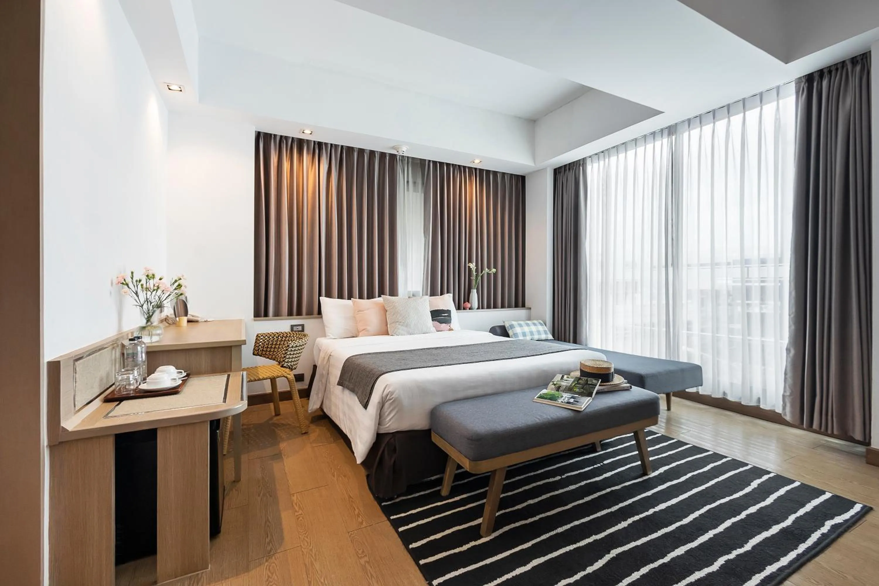 Bed in Darley Hotel Chiangmai