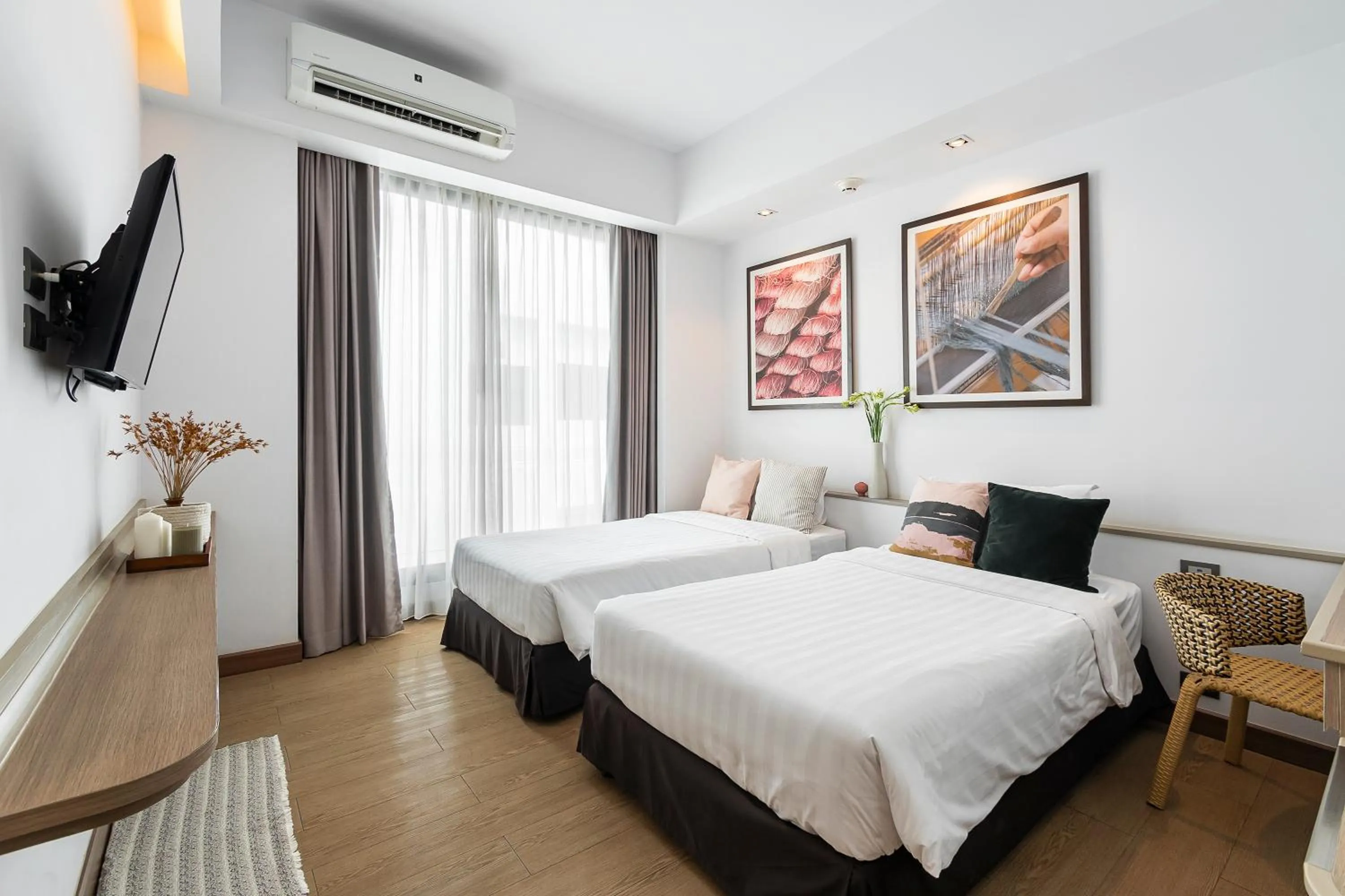 Bed in Darley Hotel Chiangmai