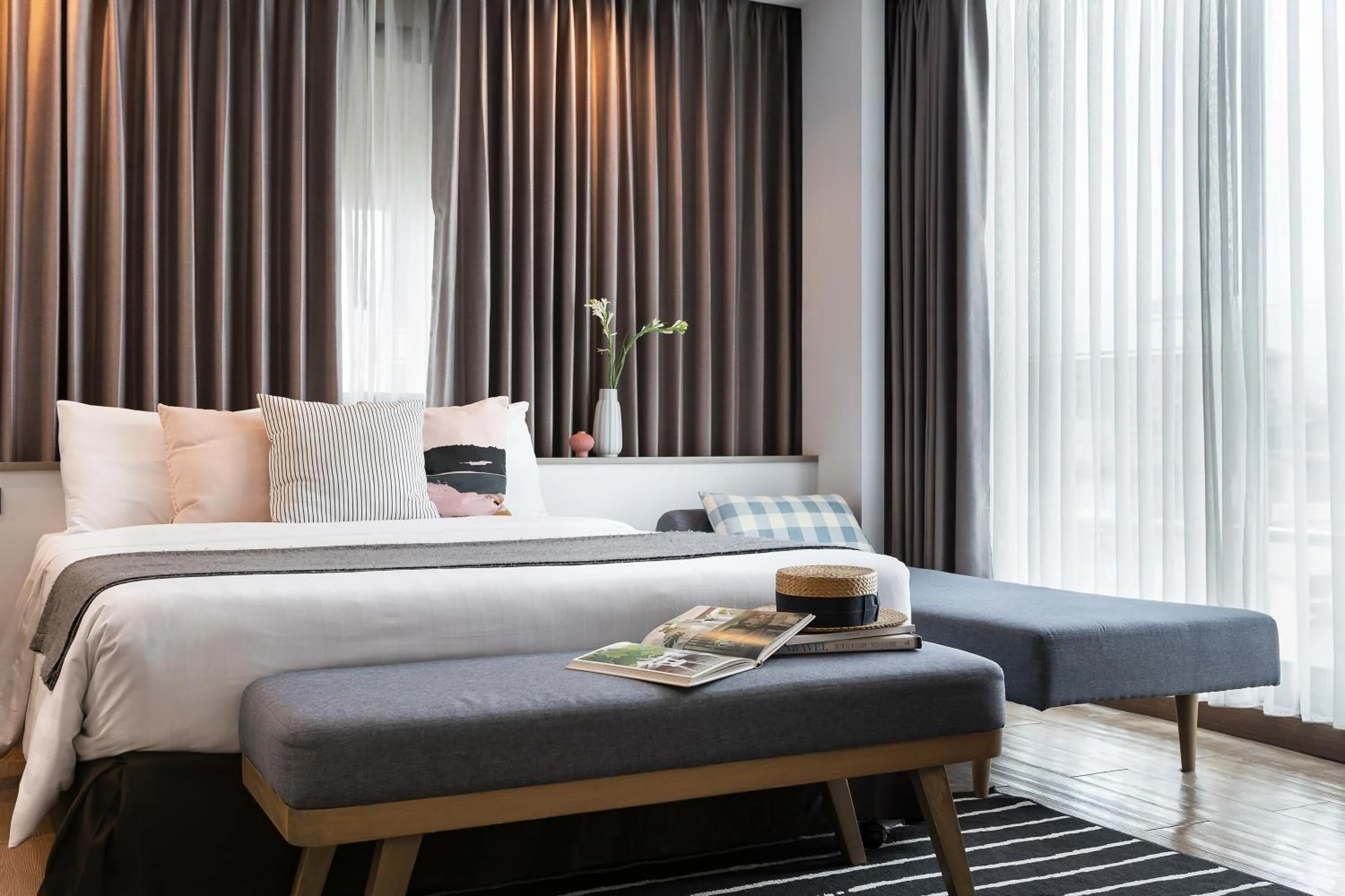 Bed in Darley Hotel Chiangmai