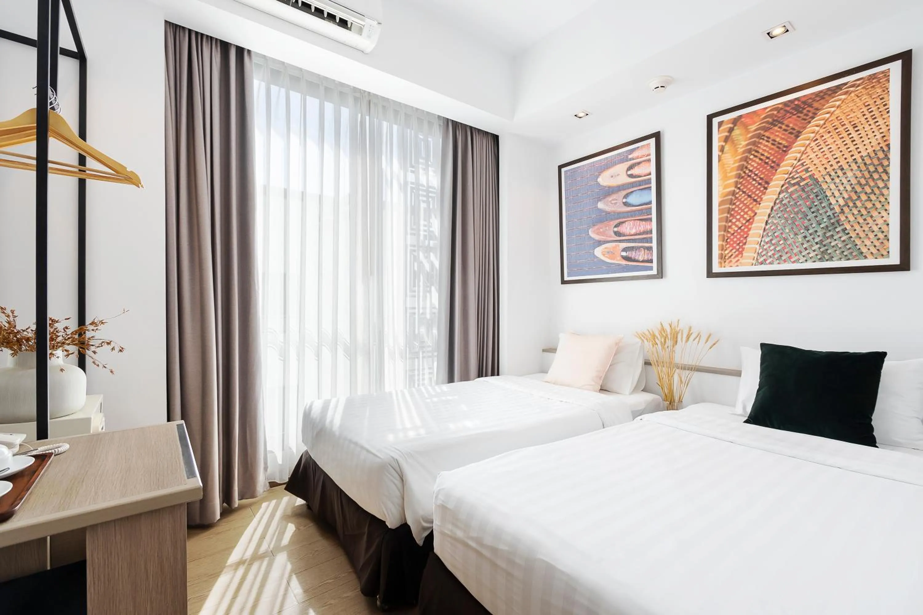 Bed in Darley Hotel Chiangmai