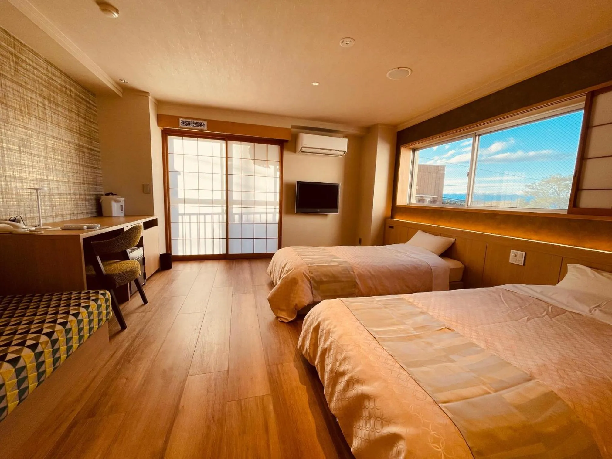 Bed in Stay View Ikaho
