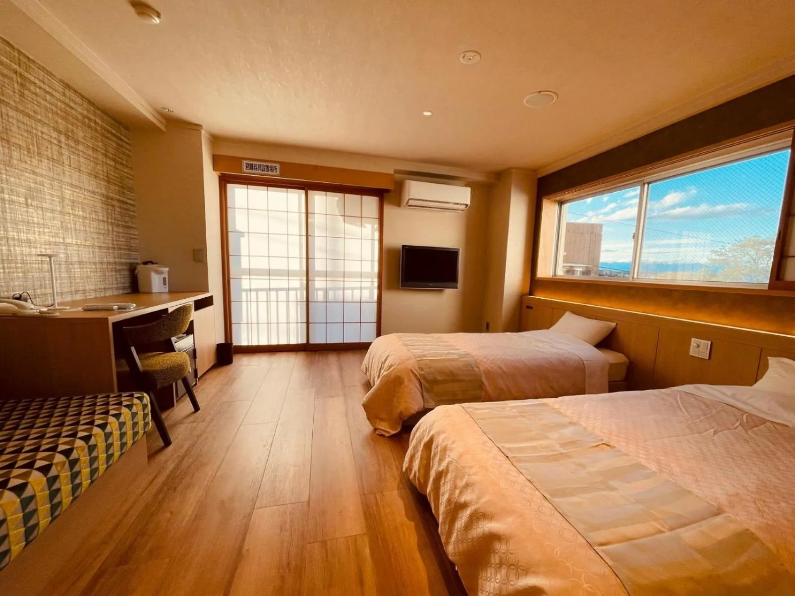 Bed in Stay View Ikaho