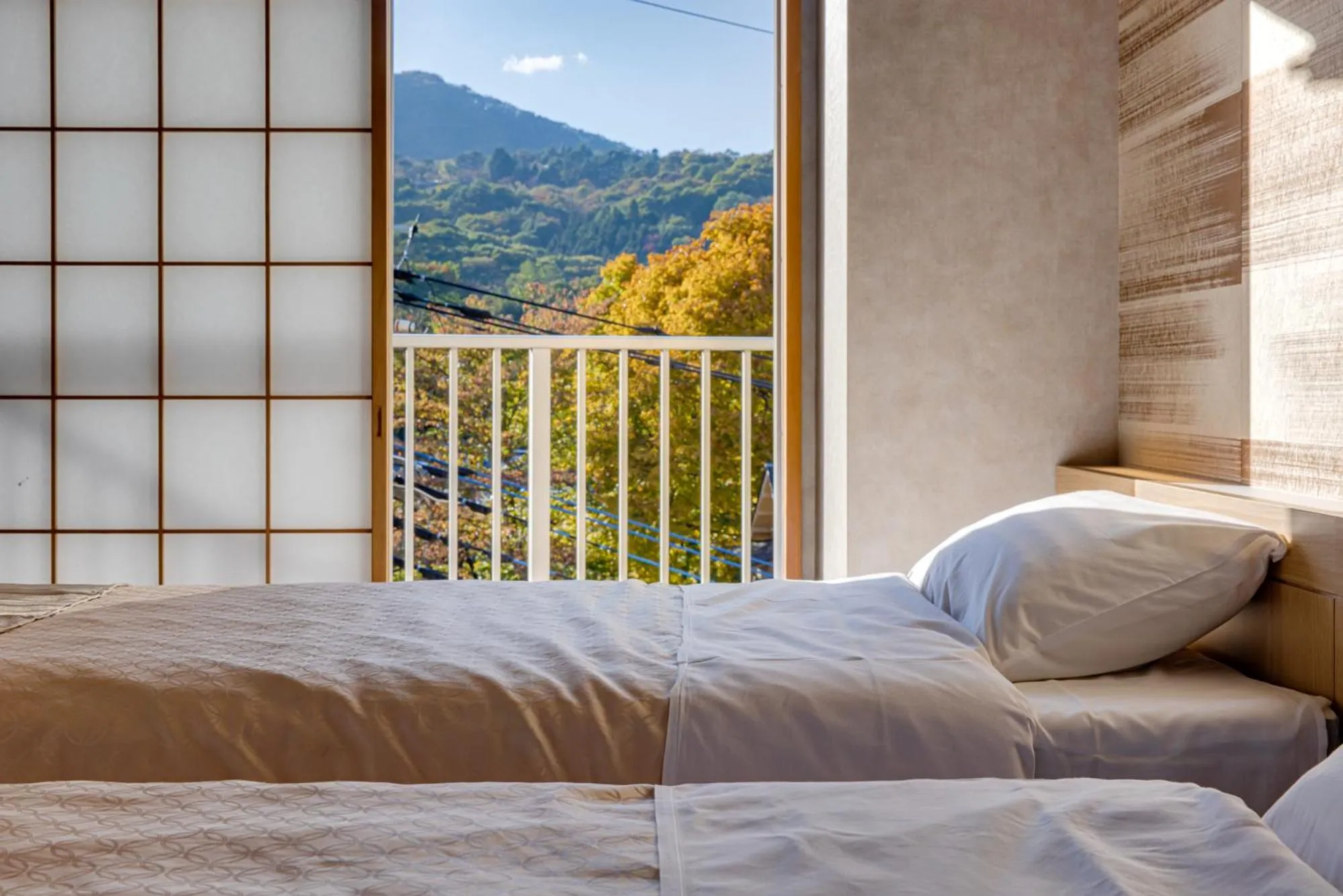Bed in Stay View Ikaho