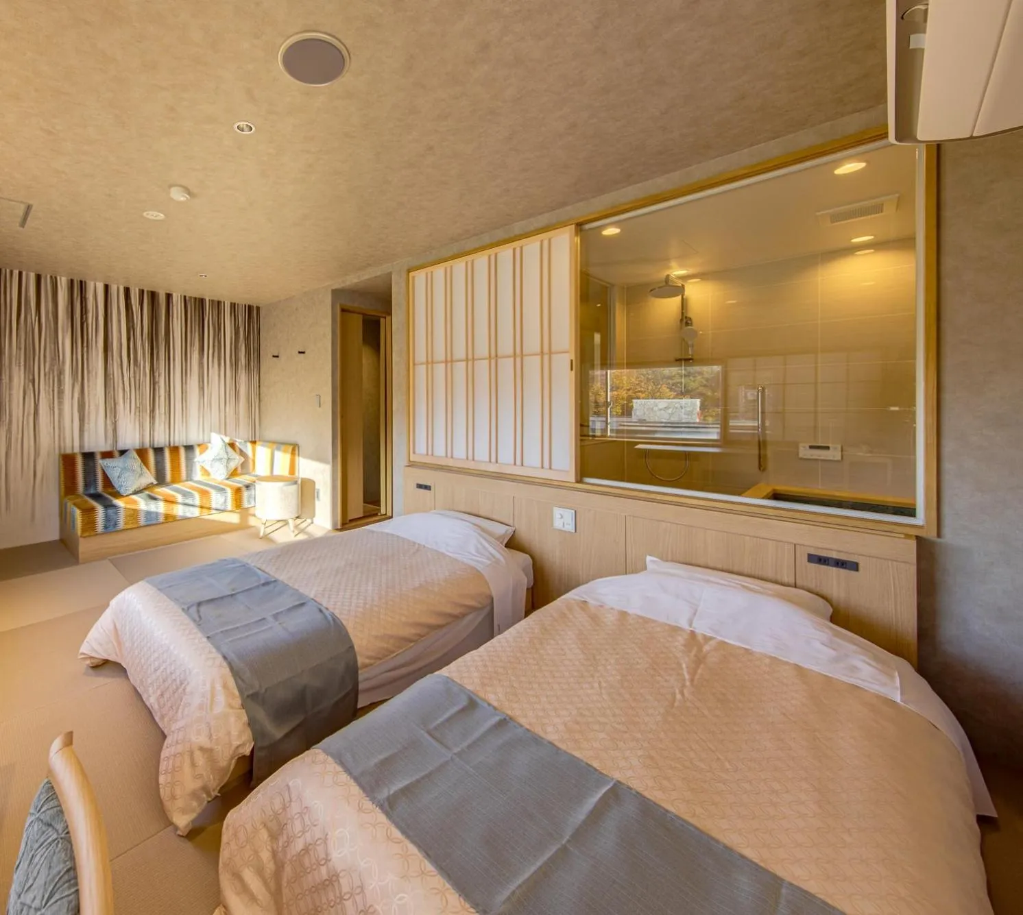 Bed in Stay View Ikaho