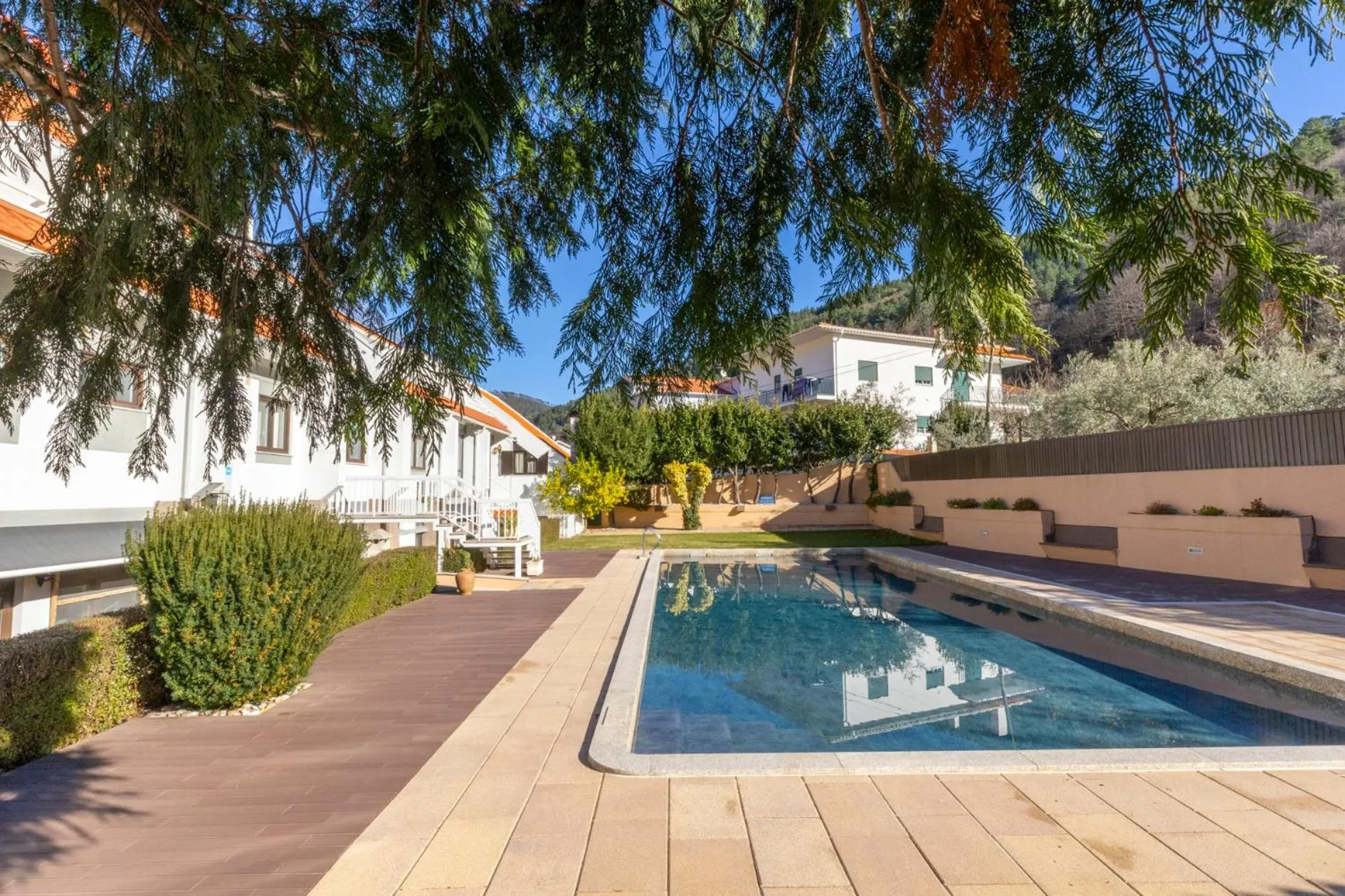 Pool view in Hotel Berne