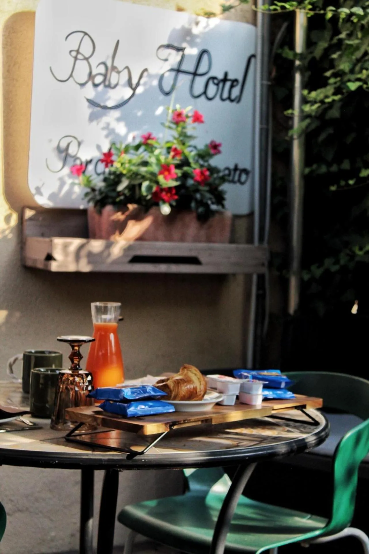 Floor plan in Baby Hotel