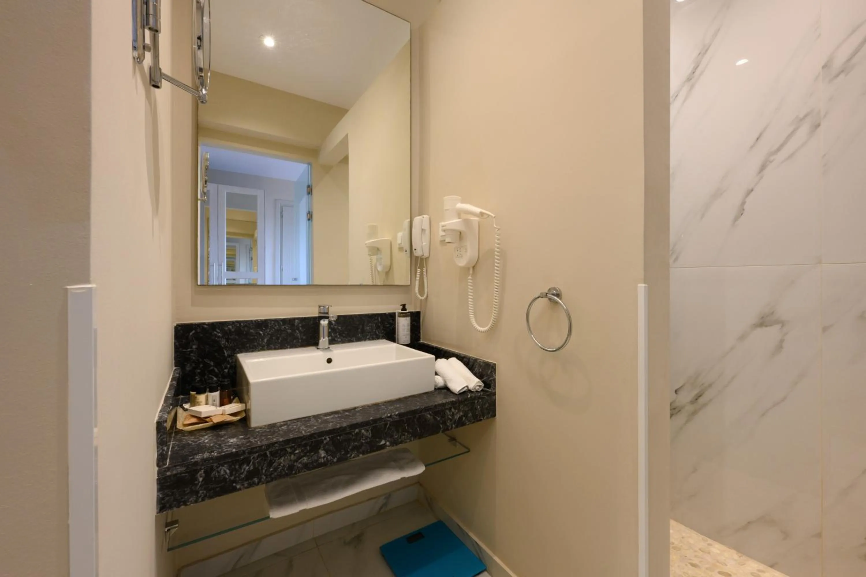 Shower in Art Hotel Debono