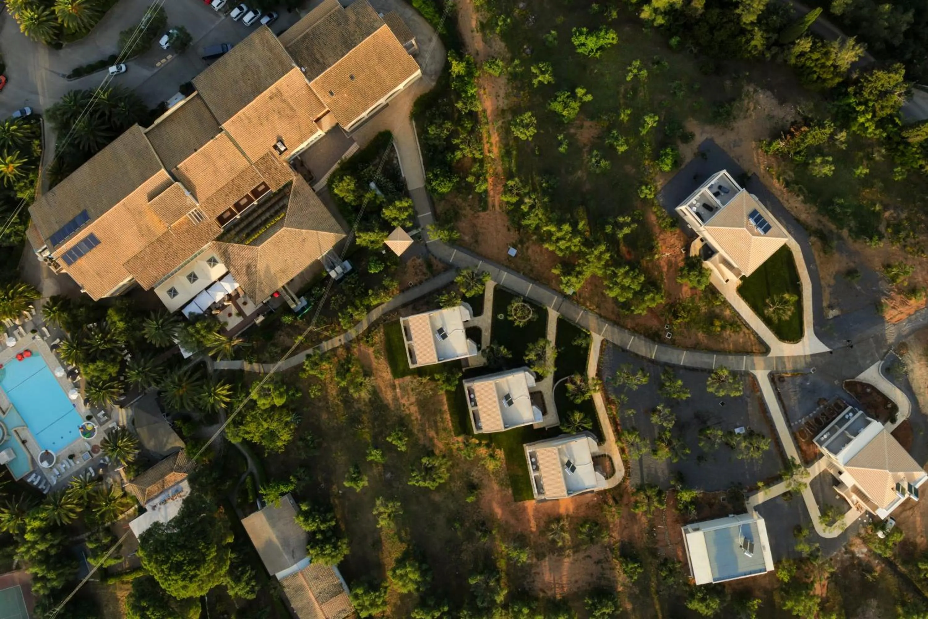 Bird's eye view in Art Hotel Debono