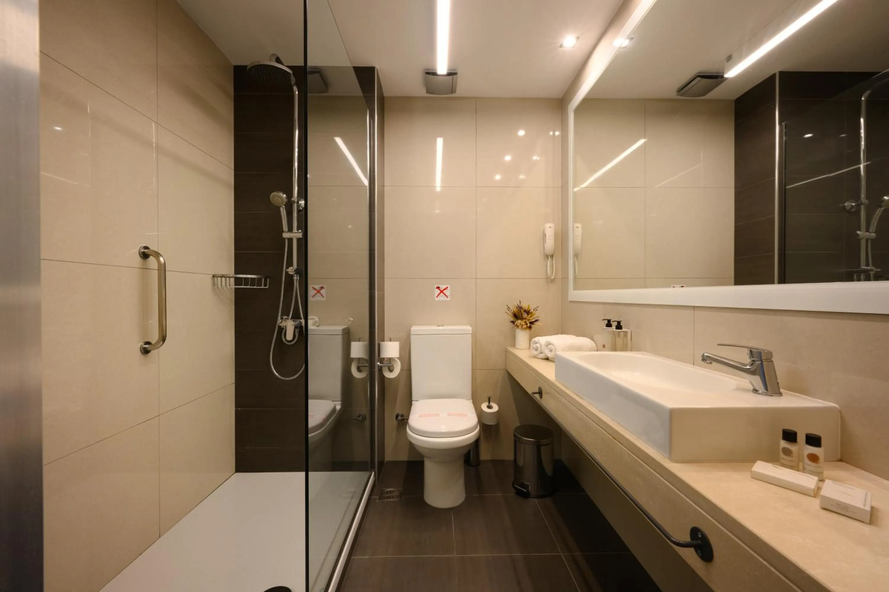 Shower in Art Hotel Debono