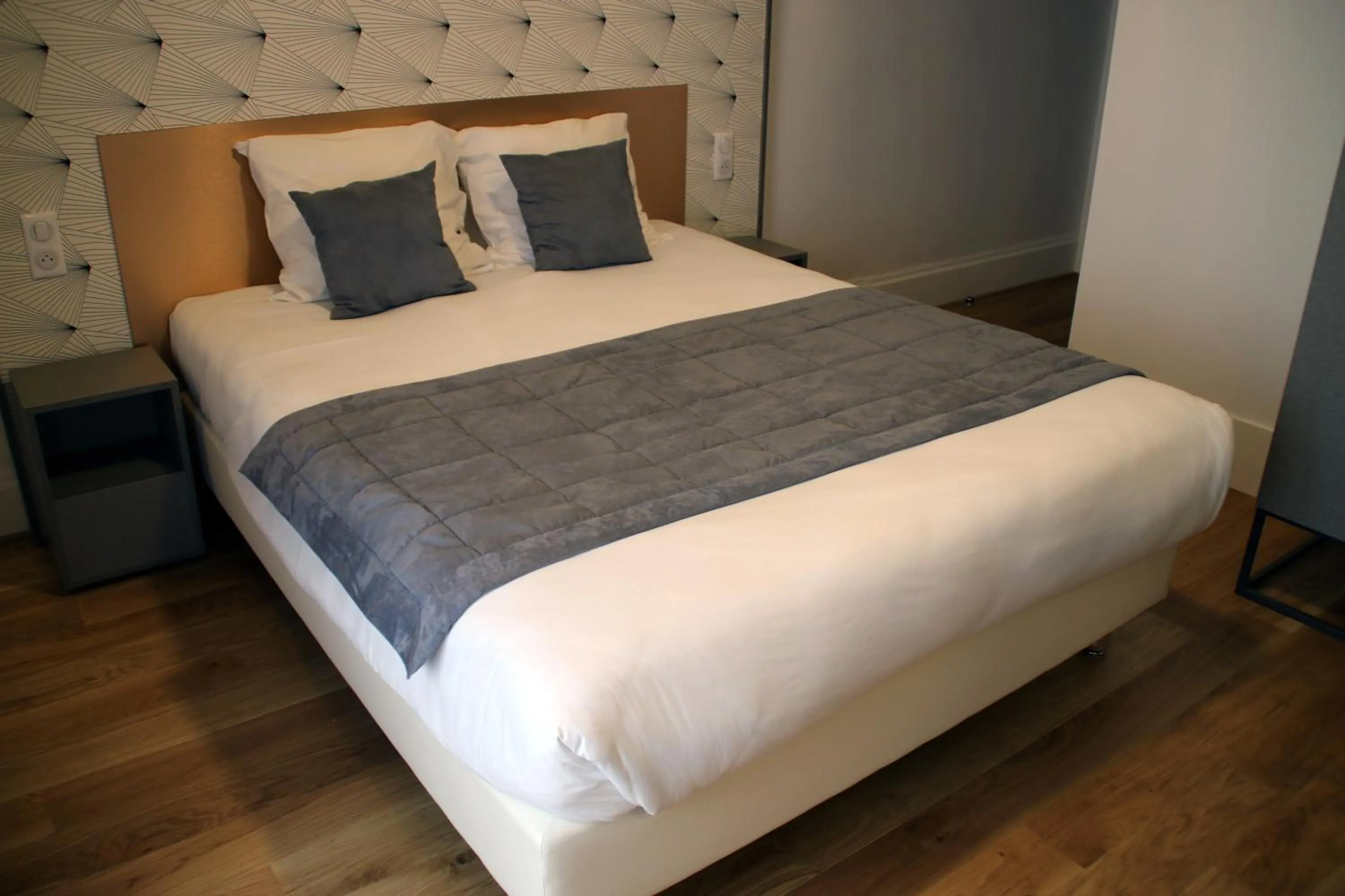 Bed in Hotel Saint Vincent