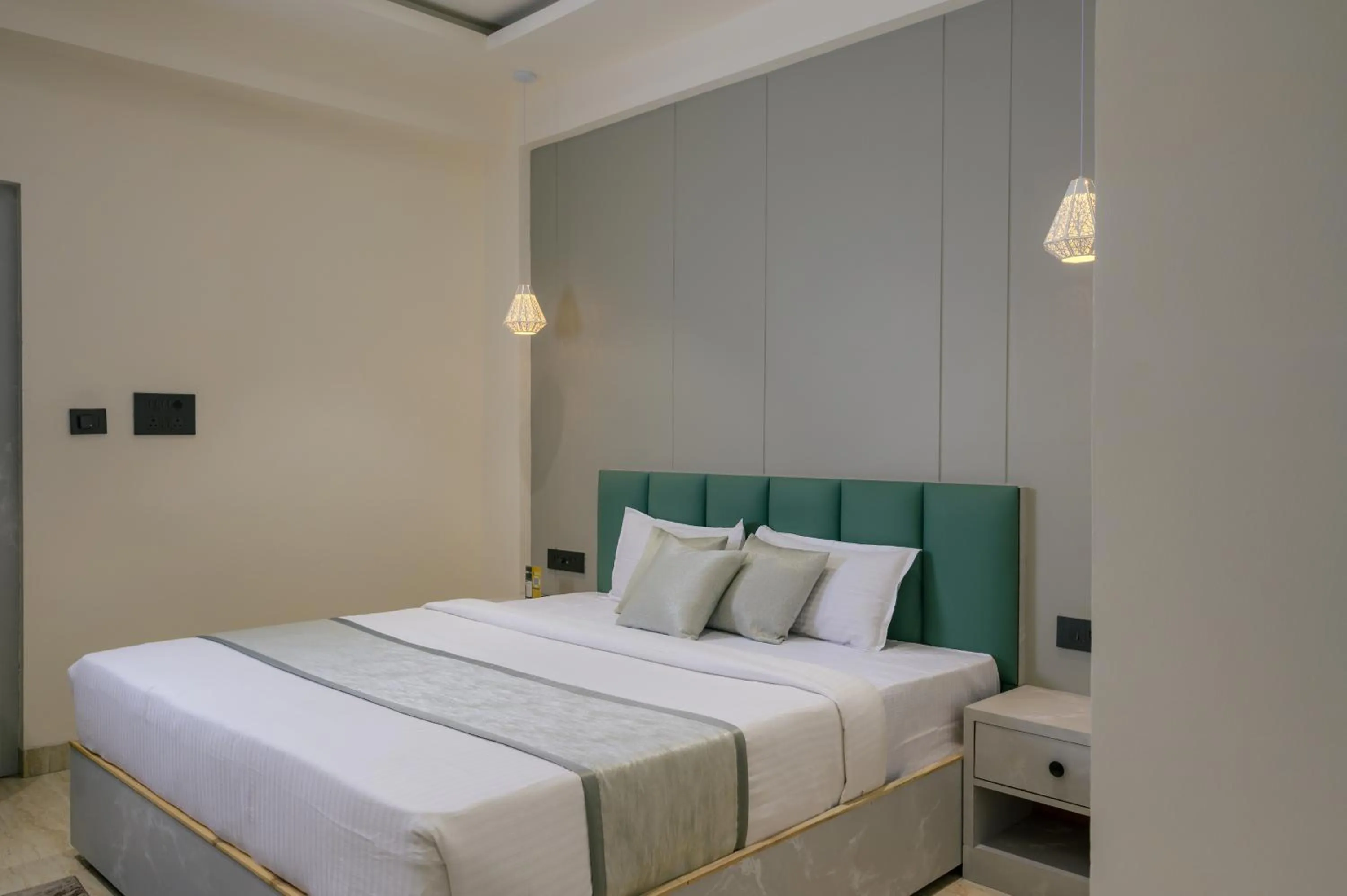 Bedroom, Bed in The Grand Neelam